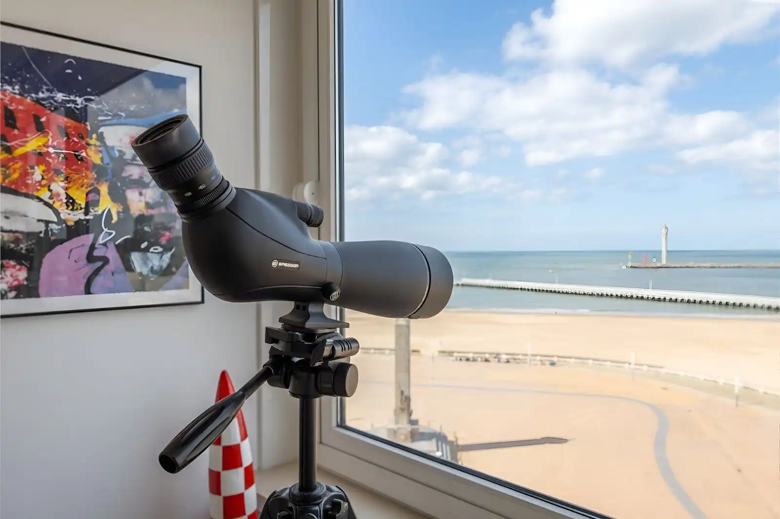 Subliem hoekappartement met frontaal zeezicht en 2 slpk foto 8