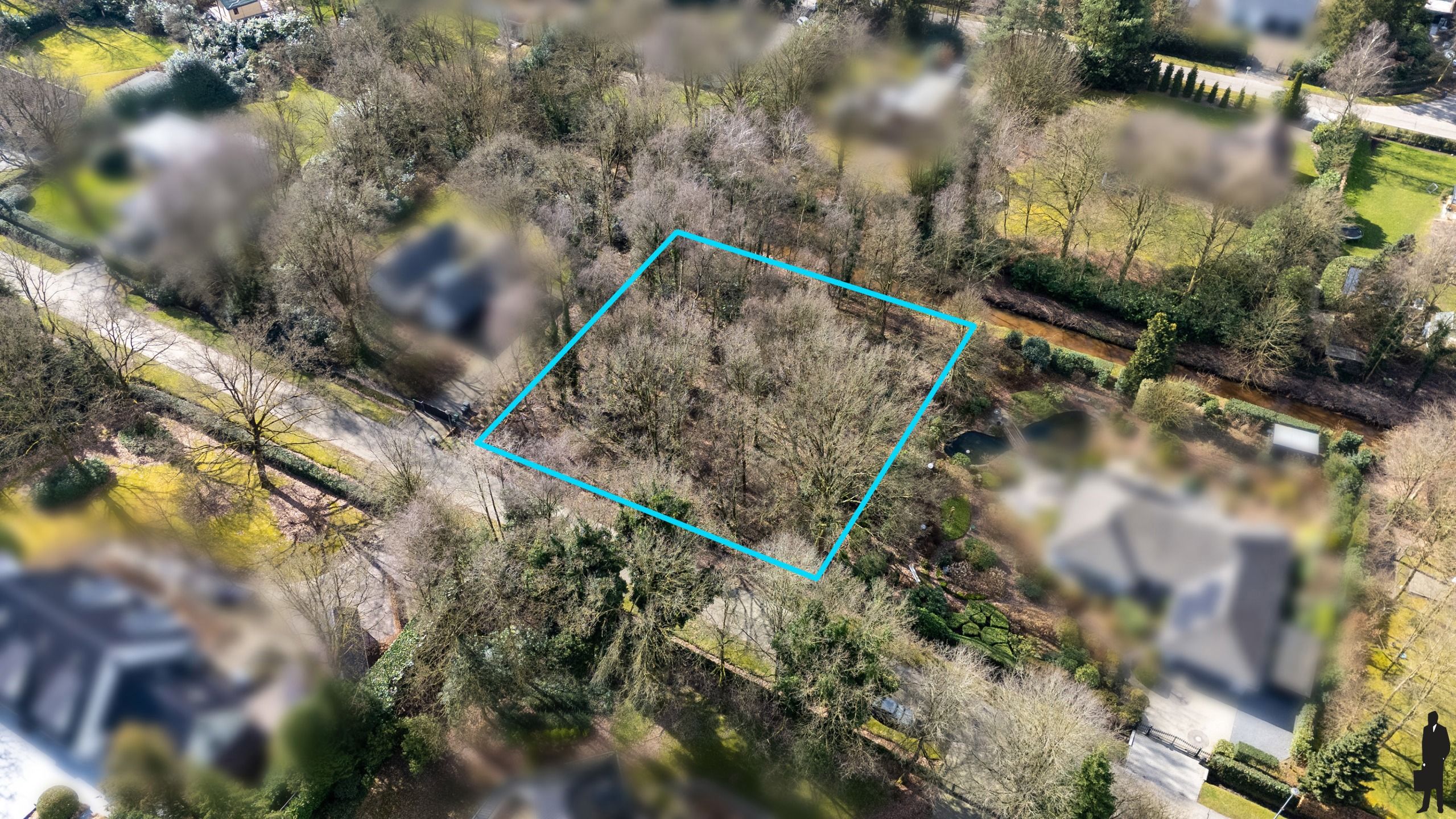 Zuidwest villaperceel van 2.078m² foto 5