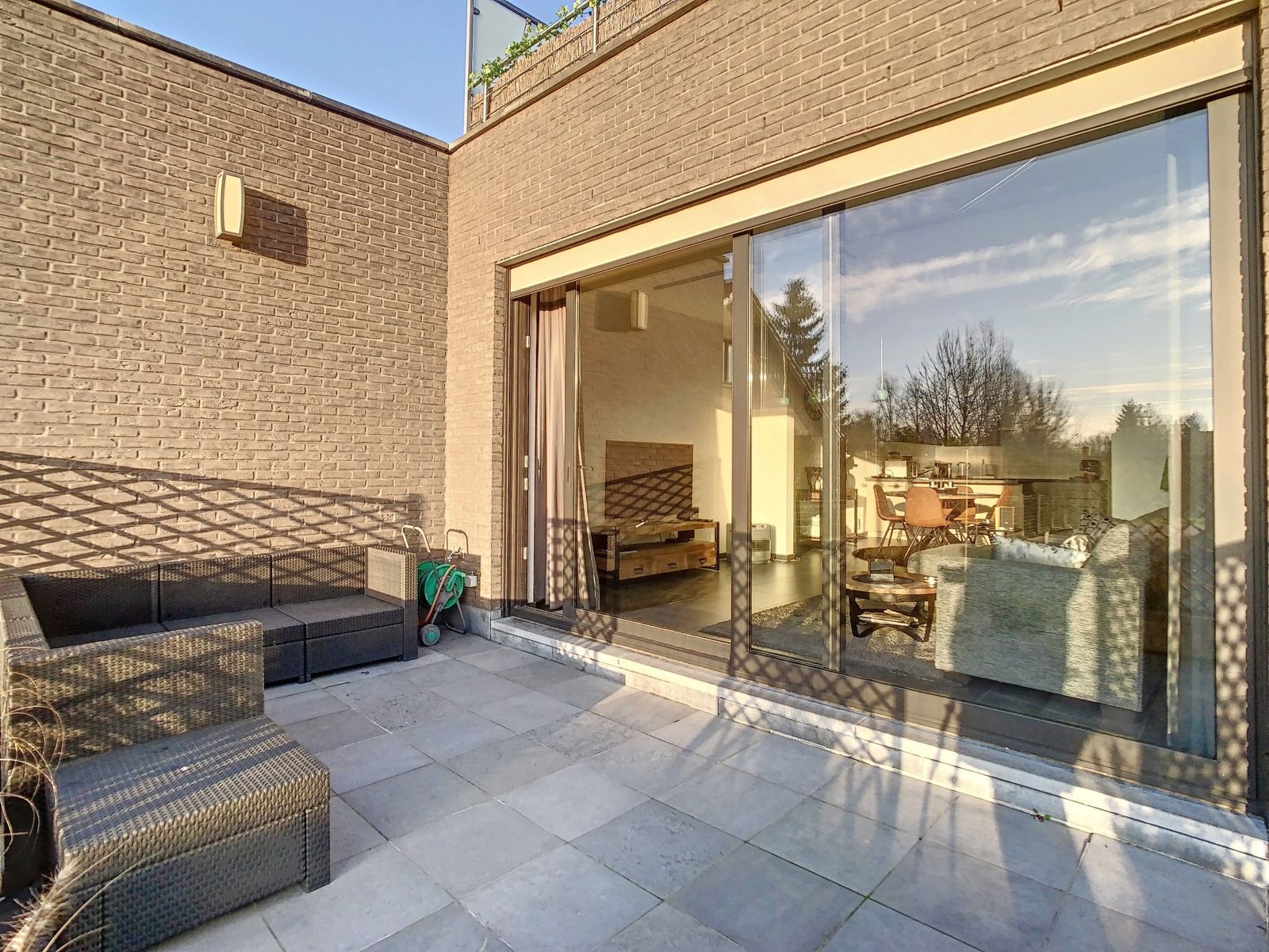 Gelijkvloersapp met 1 SLPK, terras en tuin! foto 10