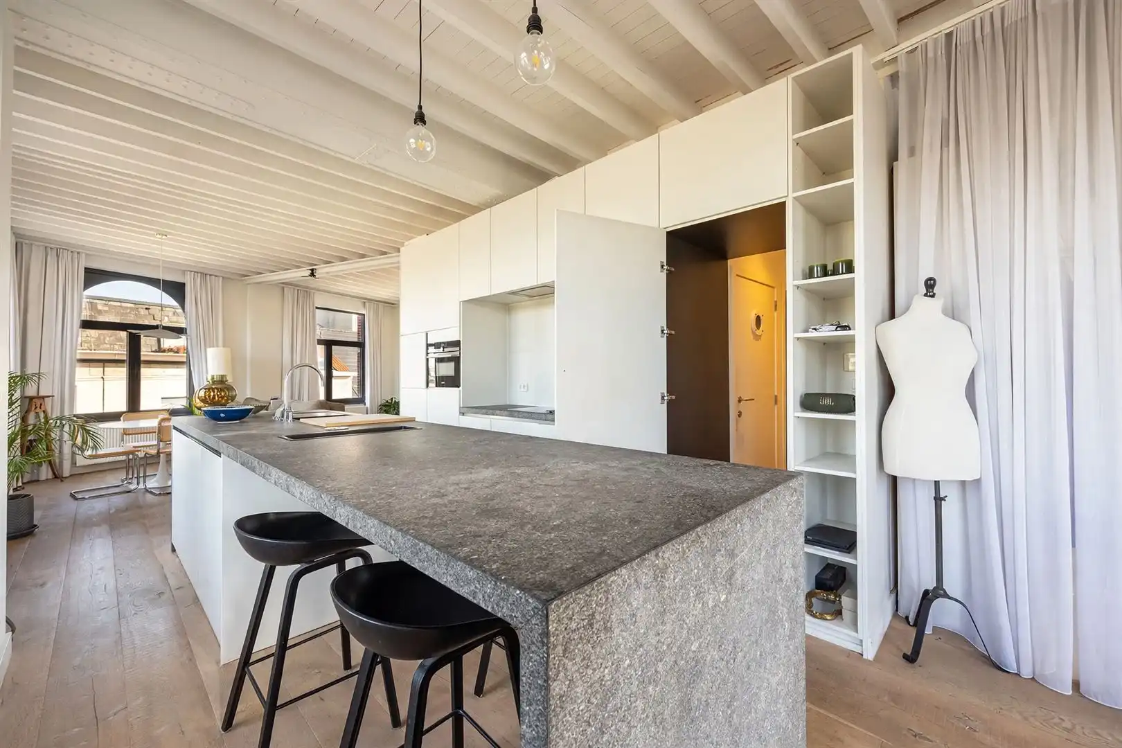 Architecturaal wonen met zicht over Antwerpen-Zuid foto 11
