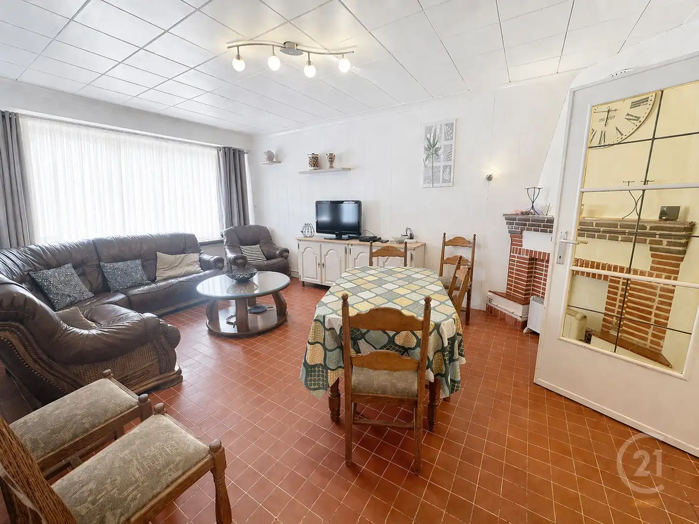 2-slaapkamerappartement met terrassen en zijdelings zeezicht in Westende-Bad foto 2