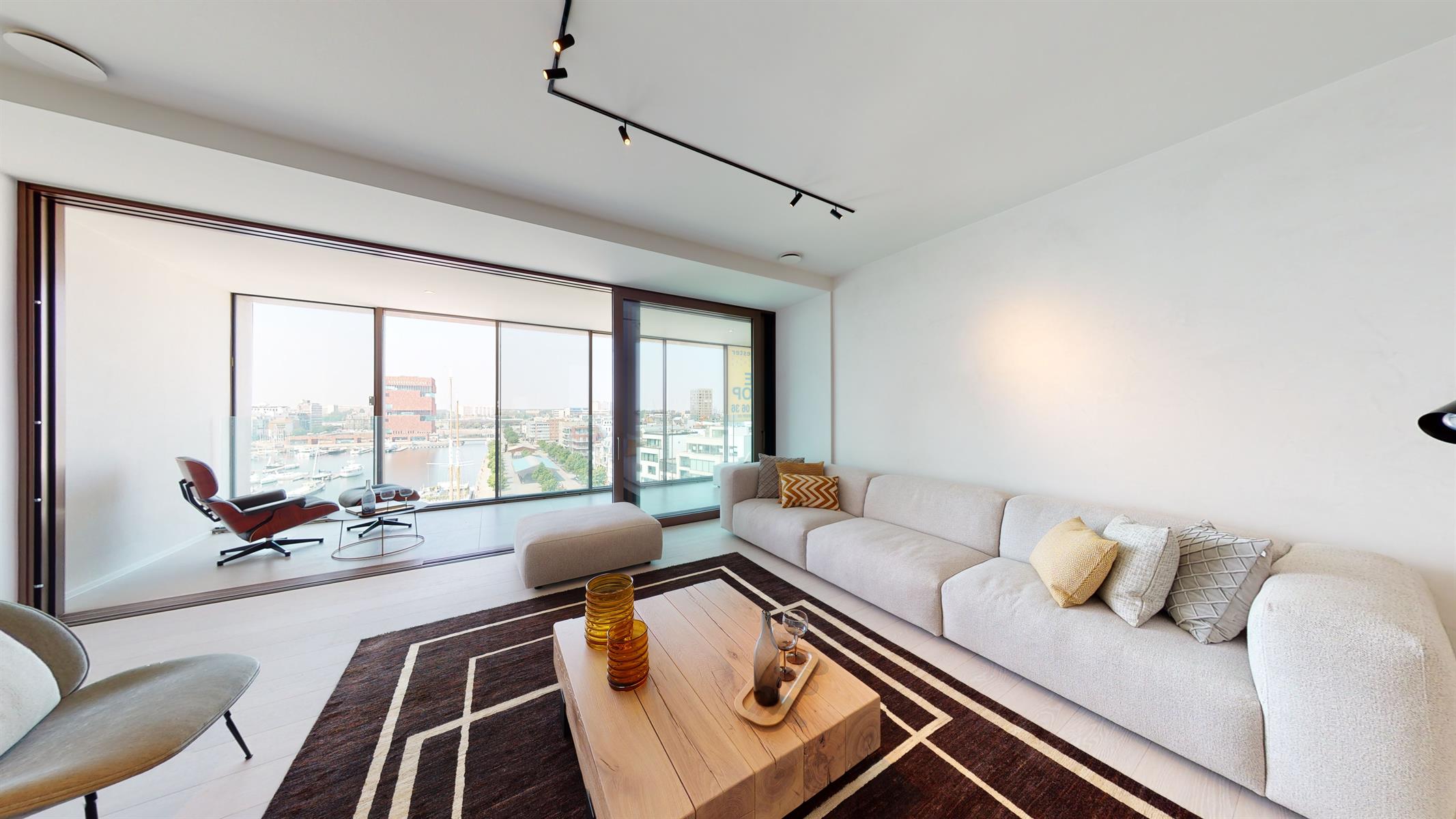 ANTWERPEN - Exclusief appartement te residentie Aequor foto {{pictureIndex}}