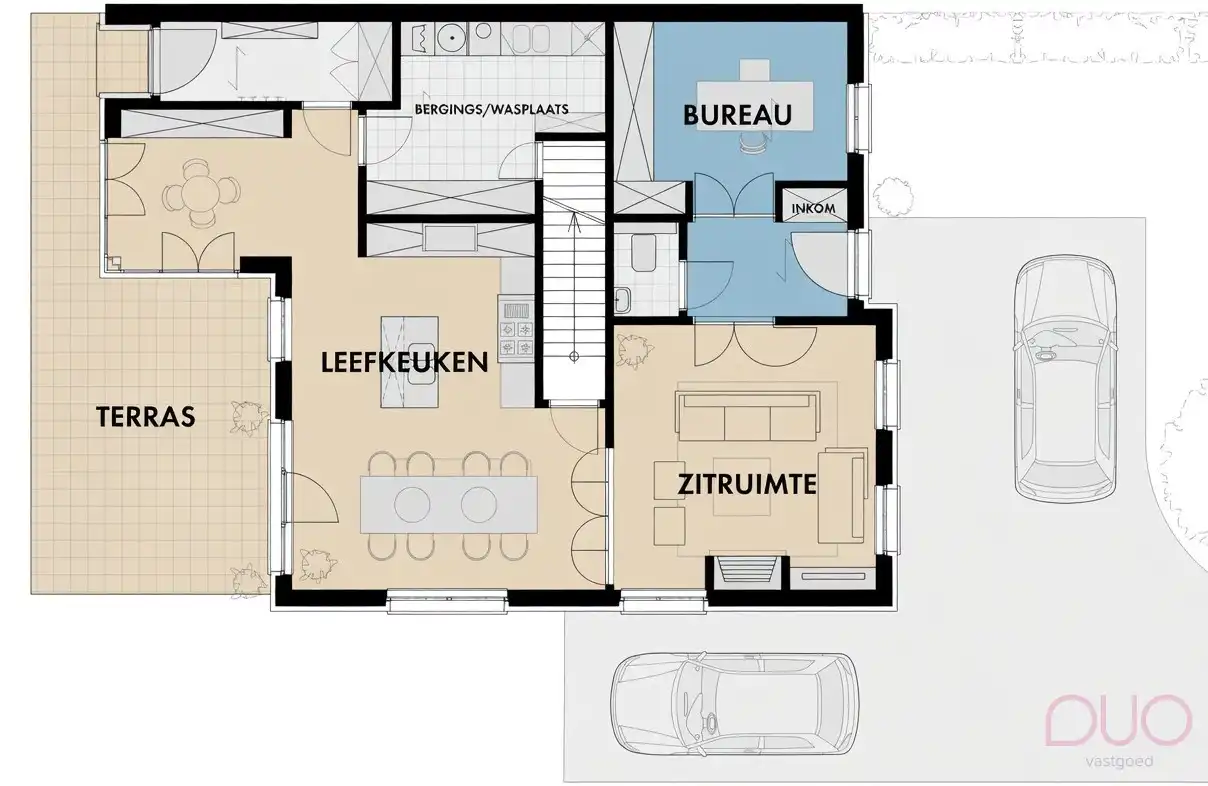 Knappe, exclusieve halfopen bebouwing met uitbreidingsmogelijkheden dankzij naastliggende bouwgrond foto 46