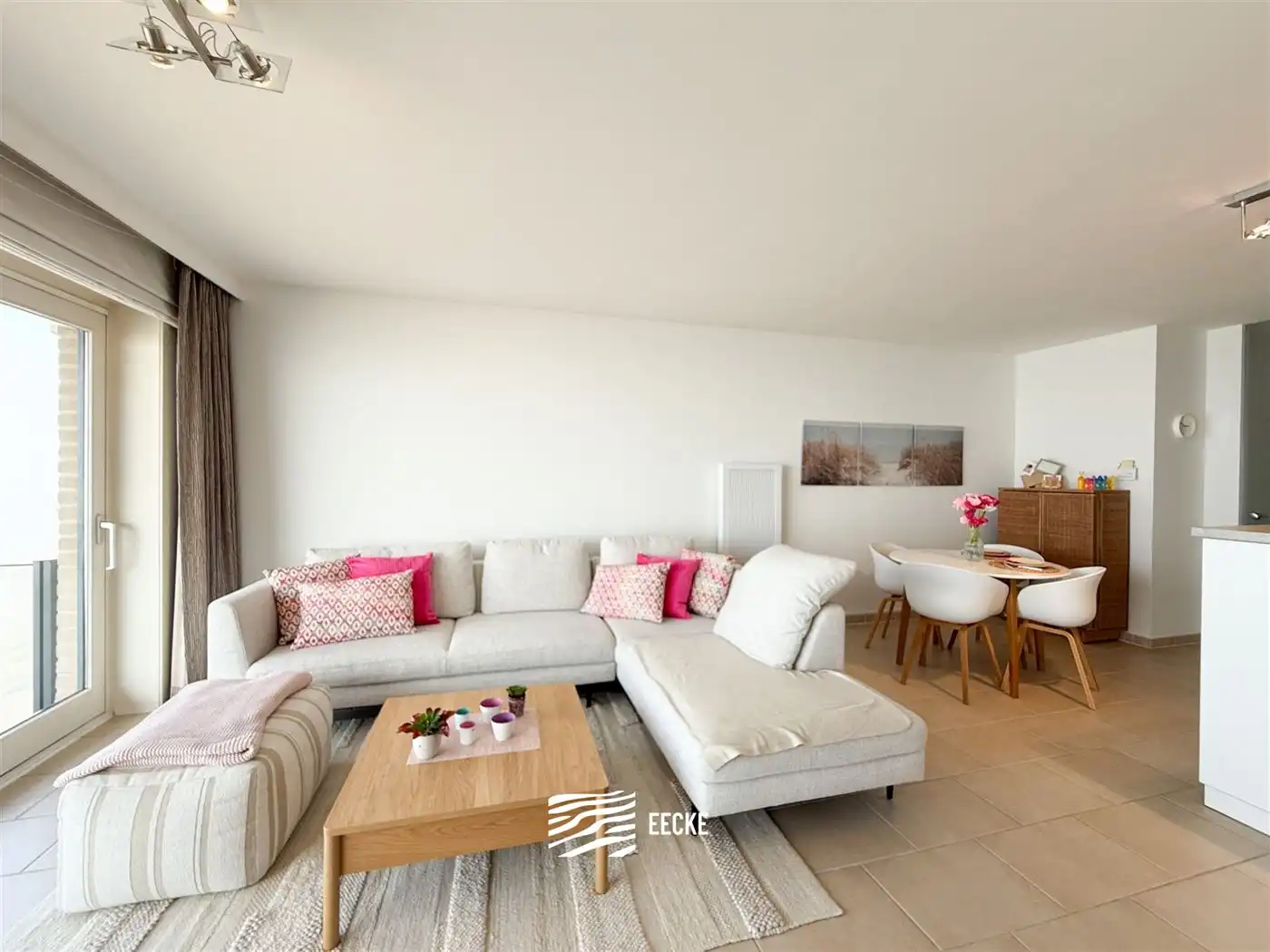 Appartement met 2 slaapkamers + slaaphoek  foto 2