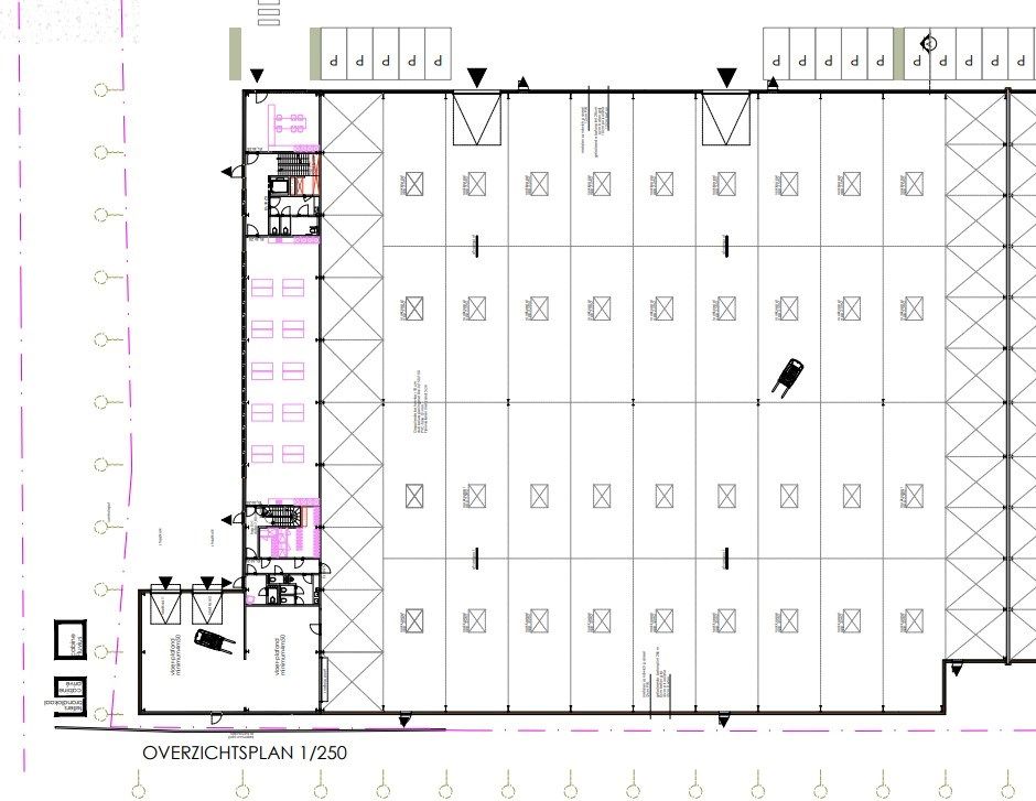 Logistieke bedrijfshal - 4140m² - met mogelijkheid tot 1080m² kantoren. Superligging! foto 3