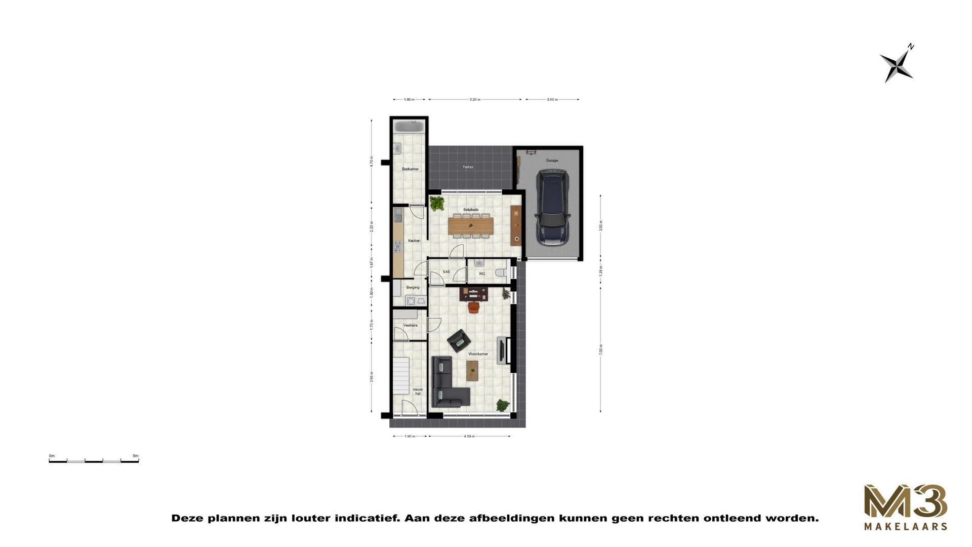 Ruime woning met 4 slaapkamers en 3 badkamers. foto 21