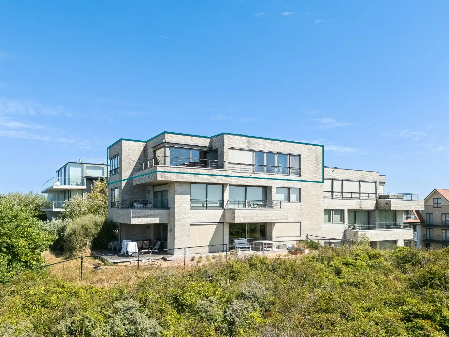 Exclusieve penthouse met zicht op duinen en zee  foto 15