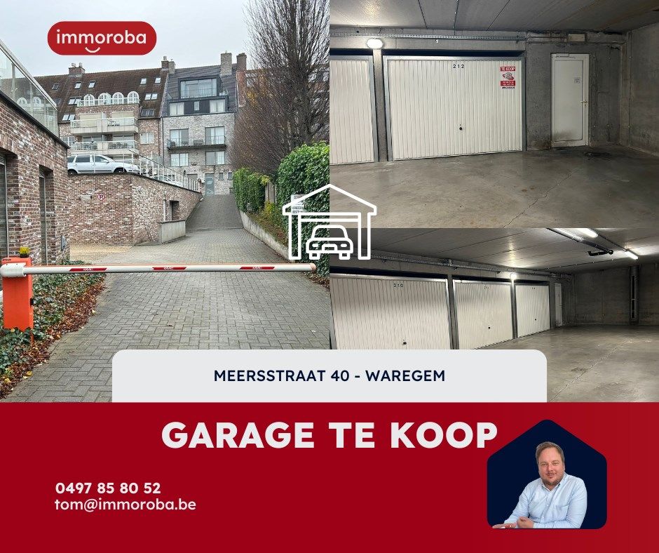 Garagebox TE KOOP centrum Waregem! foto {{pictureIndex}}