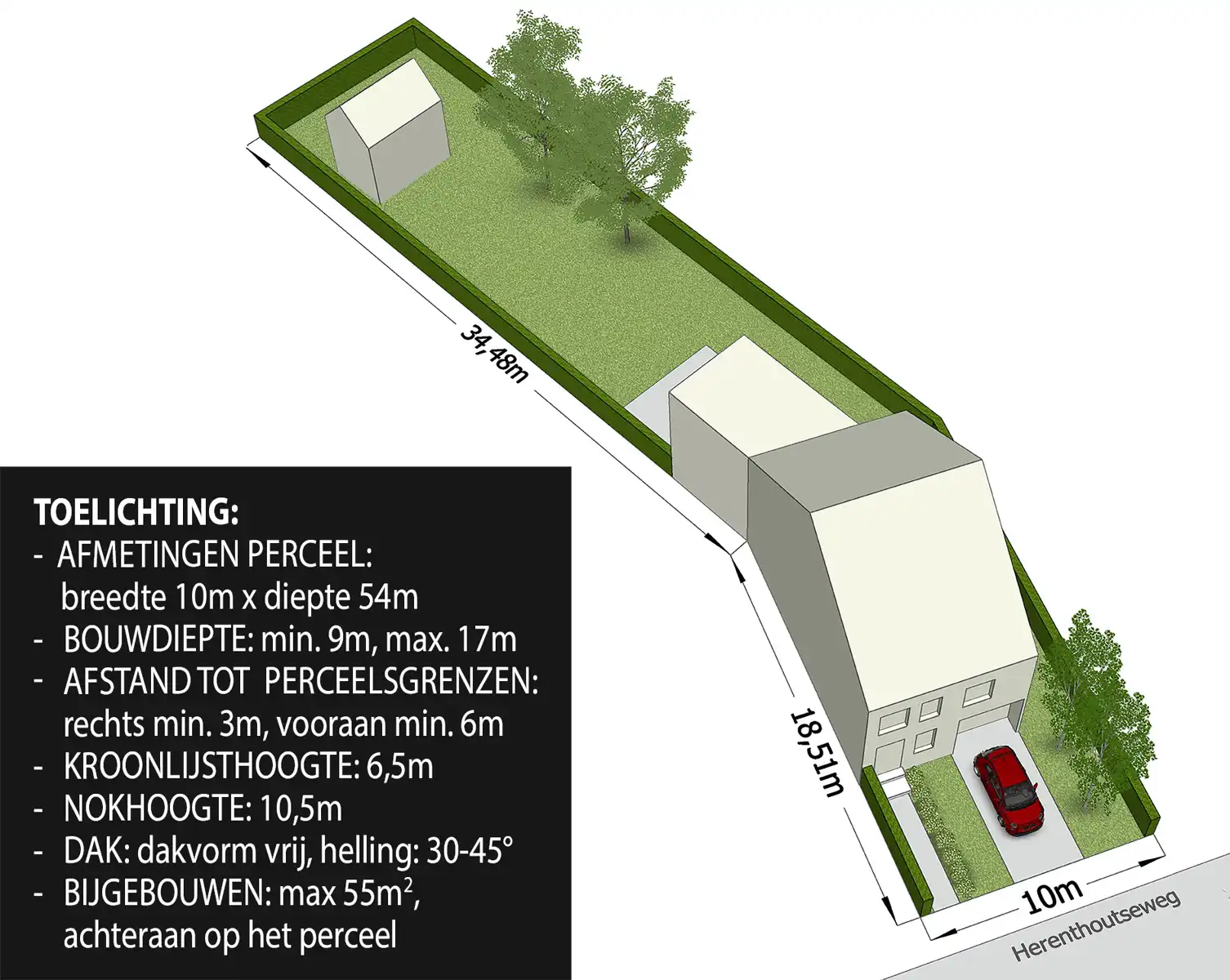 Bouwgrond voor een halfopen bebouwing in Nijlen foto {{pictureIndex}}