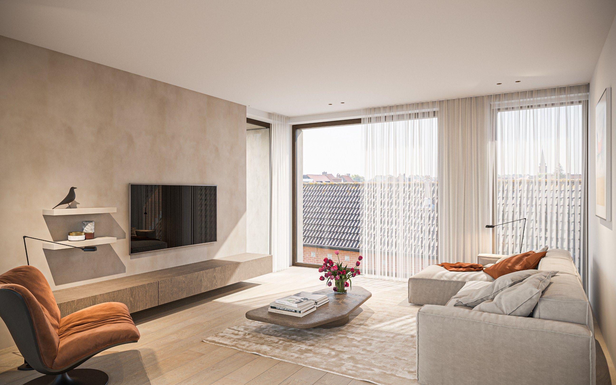 Res. Westlane: 2 slaapkamer appartement met terras te Knokke foto 3