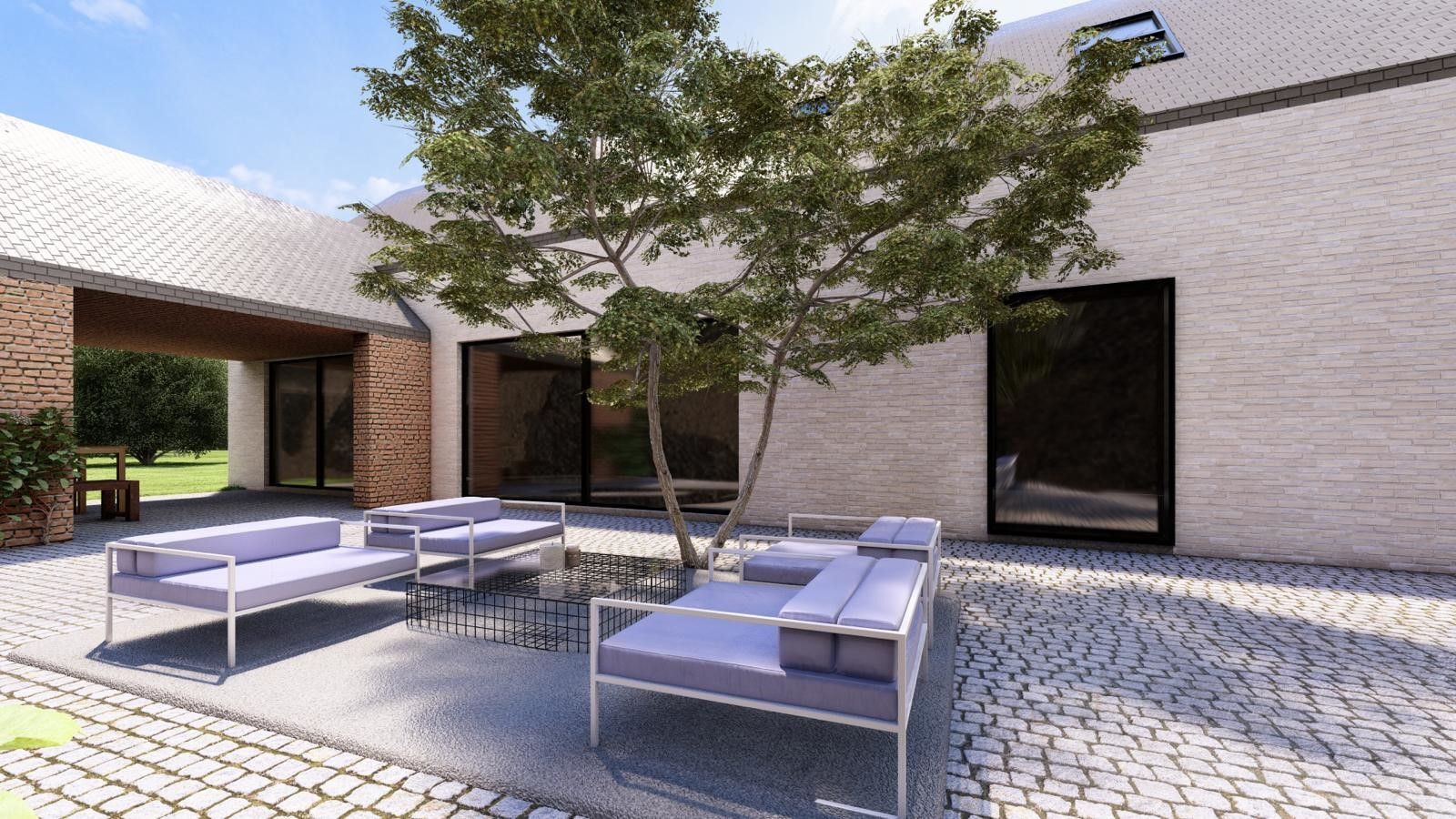 NIEUWBOUW CASCO RIANTE VILLA IN CENTRUM VAN BEVERST OP 35A55CA. foto 15