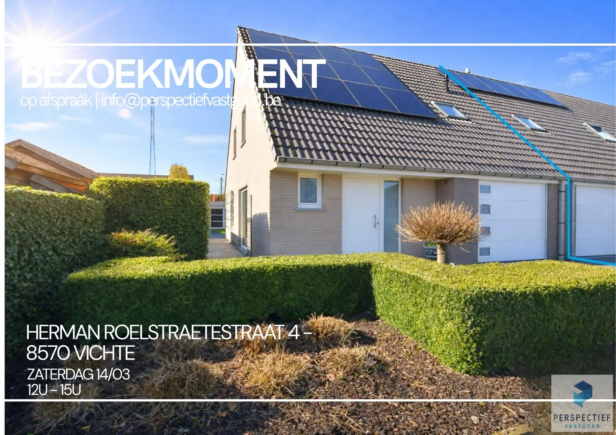 Recente mooie gezinswoning met 3 slpk en aangename z-w tuin te Vichte foto {{pictureIndex}}