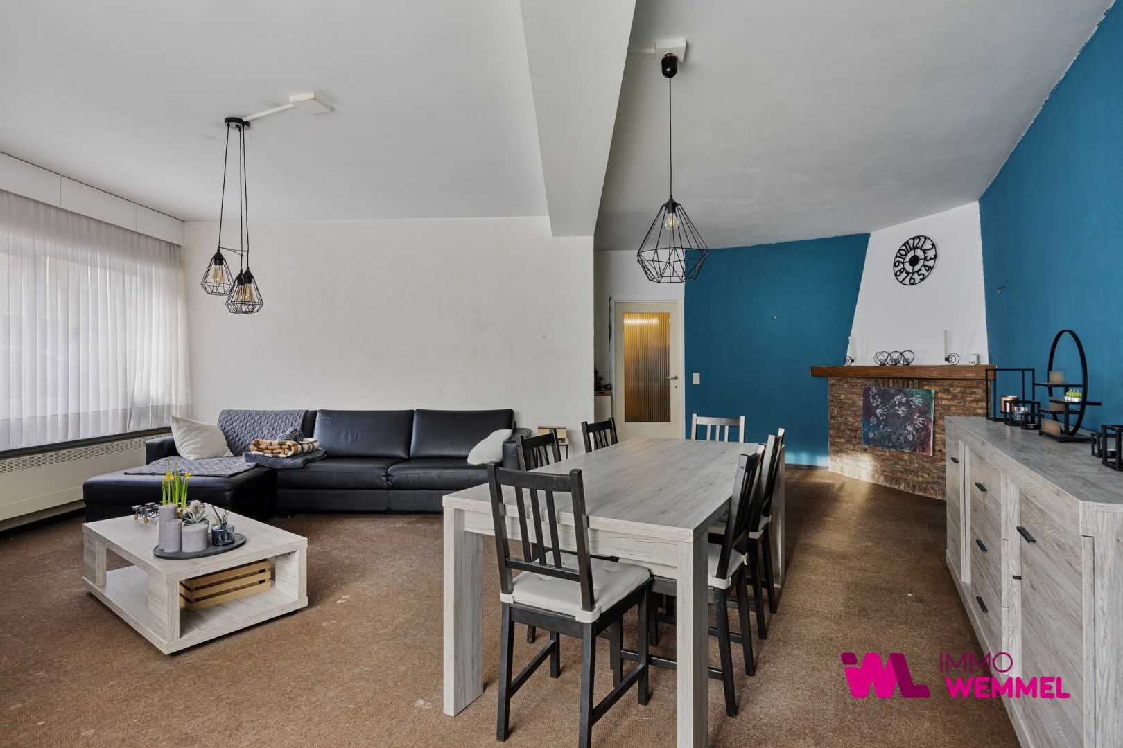 Gelijkvloersappartement met 2 slaapkames en kelder. foto 9