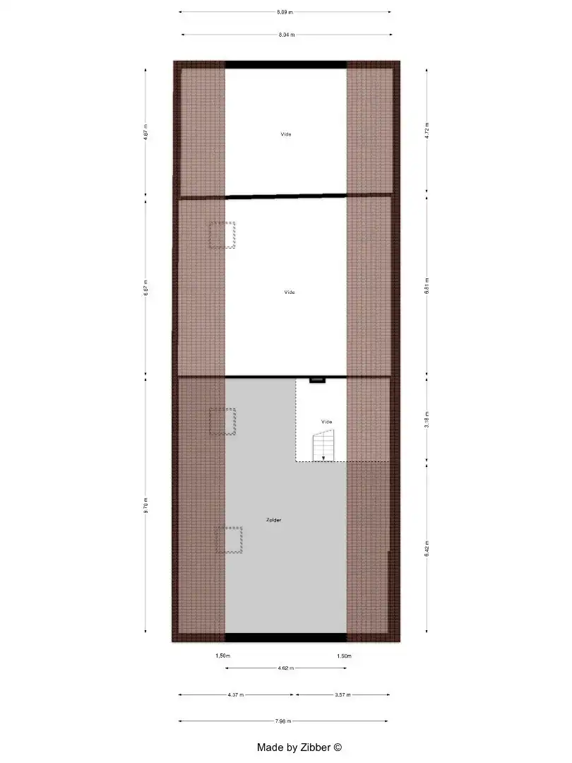 Mogelijkheid om te splitsen in 2 woningen - Half open bebouwing (hoeve) met 5 slaapkamers, tuin, terras en zeer ruime garage in Oorbeek (Tienen)! – EPC 730 kWh/ foto 32