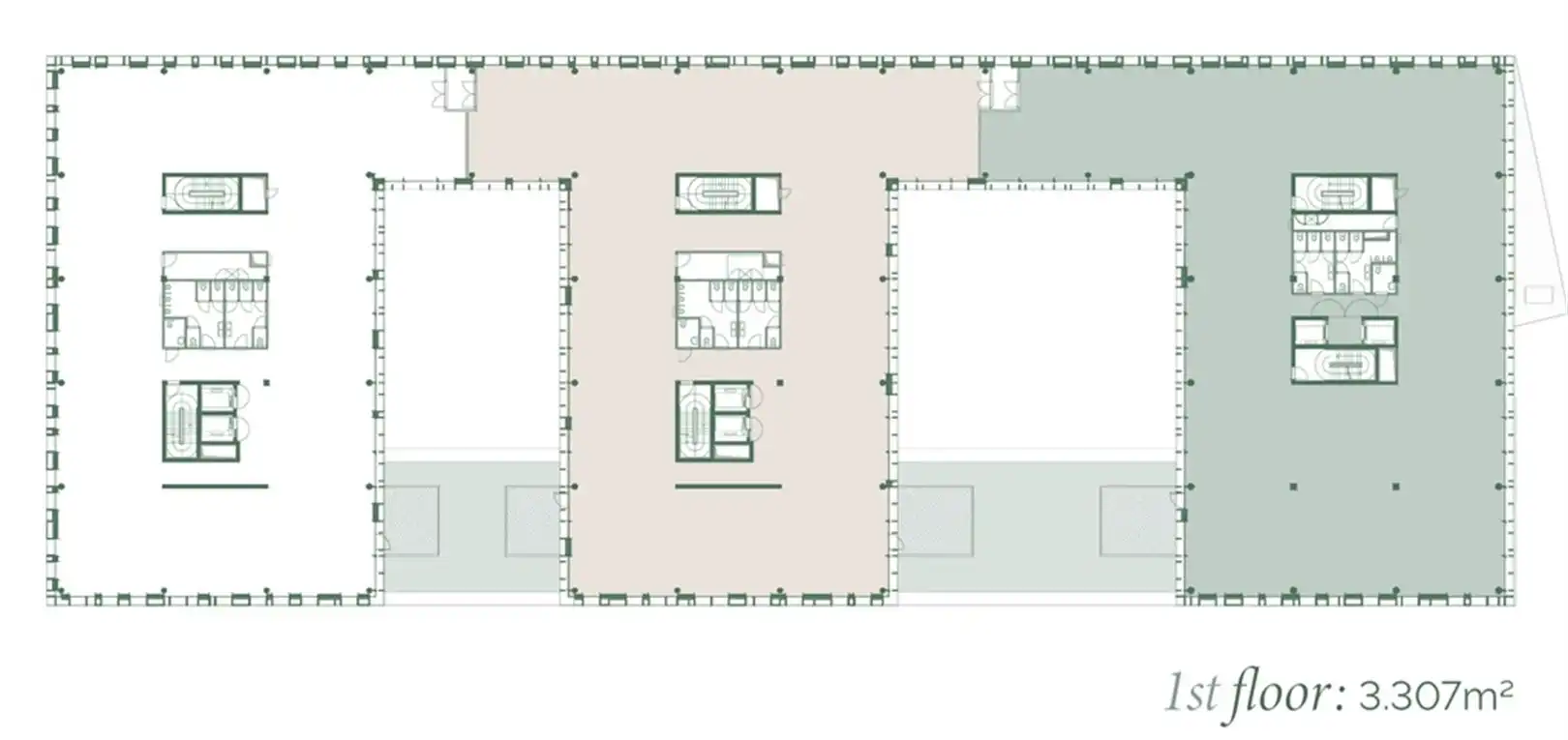 THE HUBERT nieuwbouw van 200m² tot 3.335m² in Zaventem foto 8