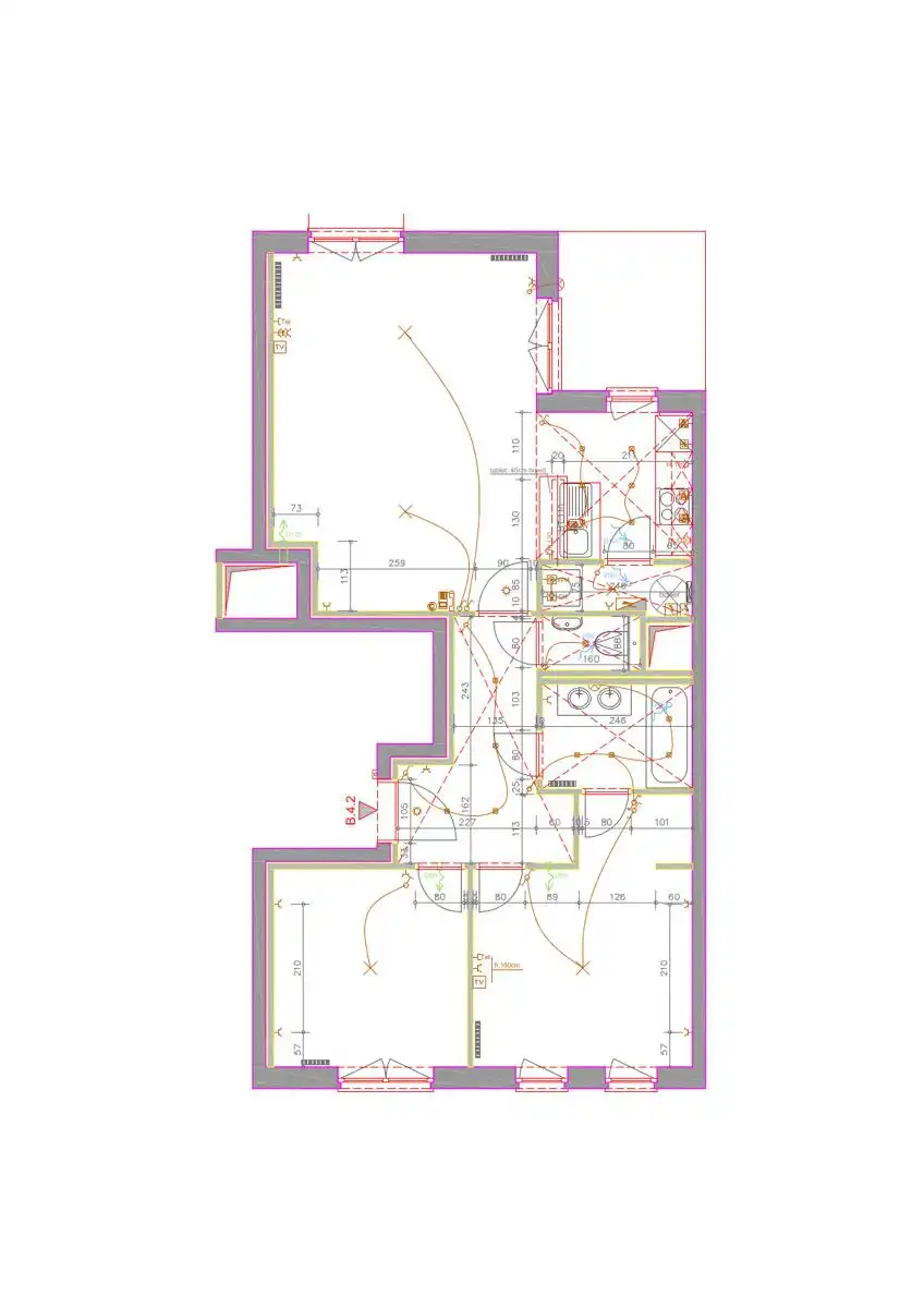 Mooi gemeubeld App. 2Kamers + groot terras! (Europese wijk)  foto 23
