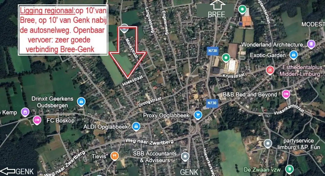 Bouwperceel (O.B.) in een rustige omgeving te Opglabbeek foto 5