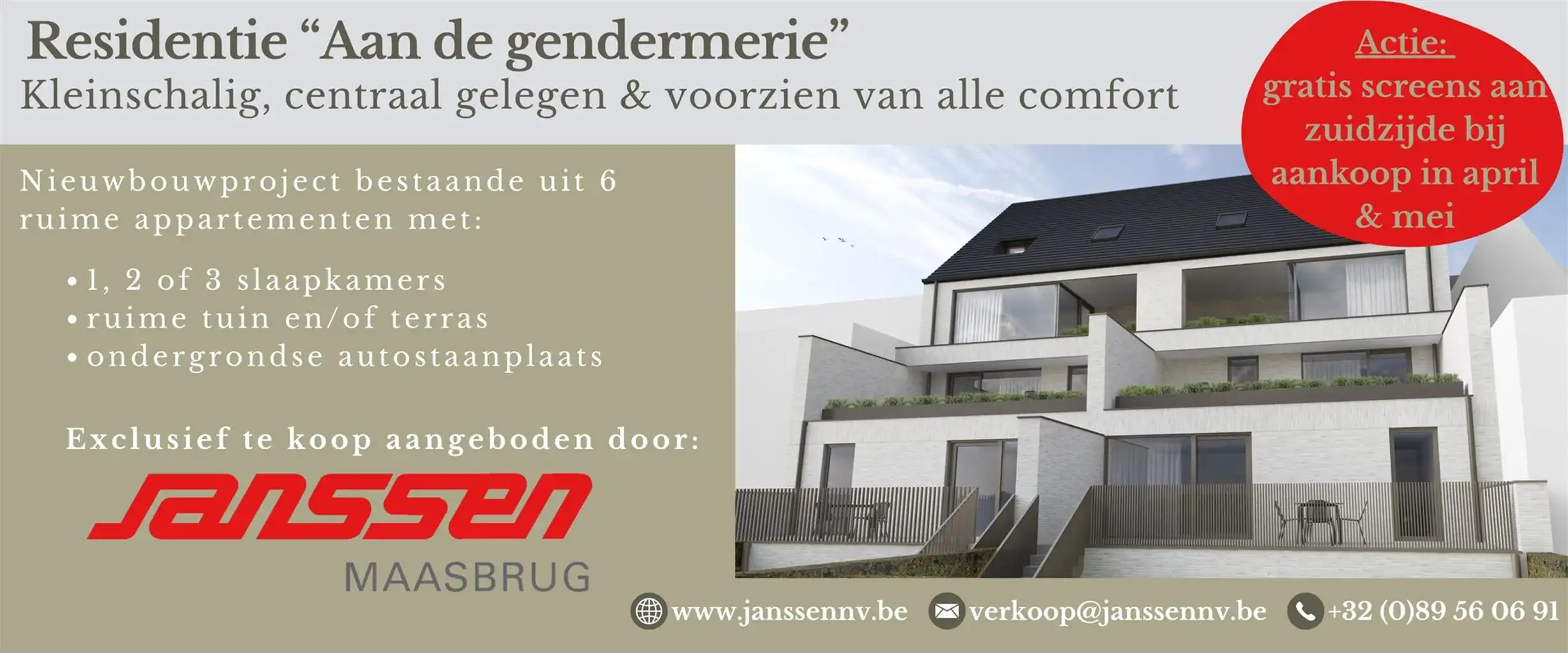 Appartement te koop Stationsstraat 43/6 - 3680 MAASEIK