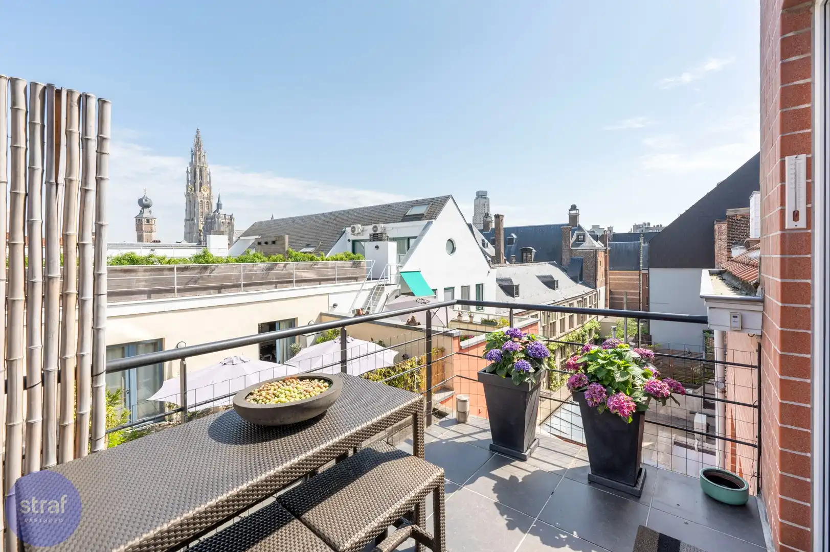 Penthouse met terras en zicht op de kathedraal in hartje Antwerpen foto 5