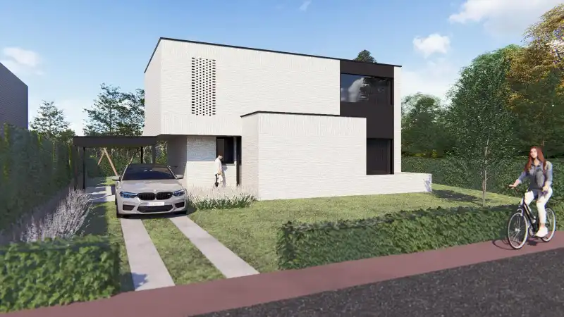 Moderne nieuwbouwwoning 3 slaapkamers, volledige kelder en ruime tuin foto {{pictureIndex}}