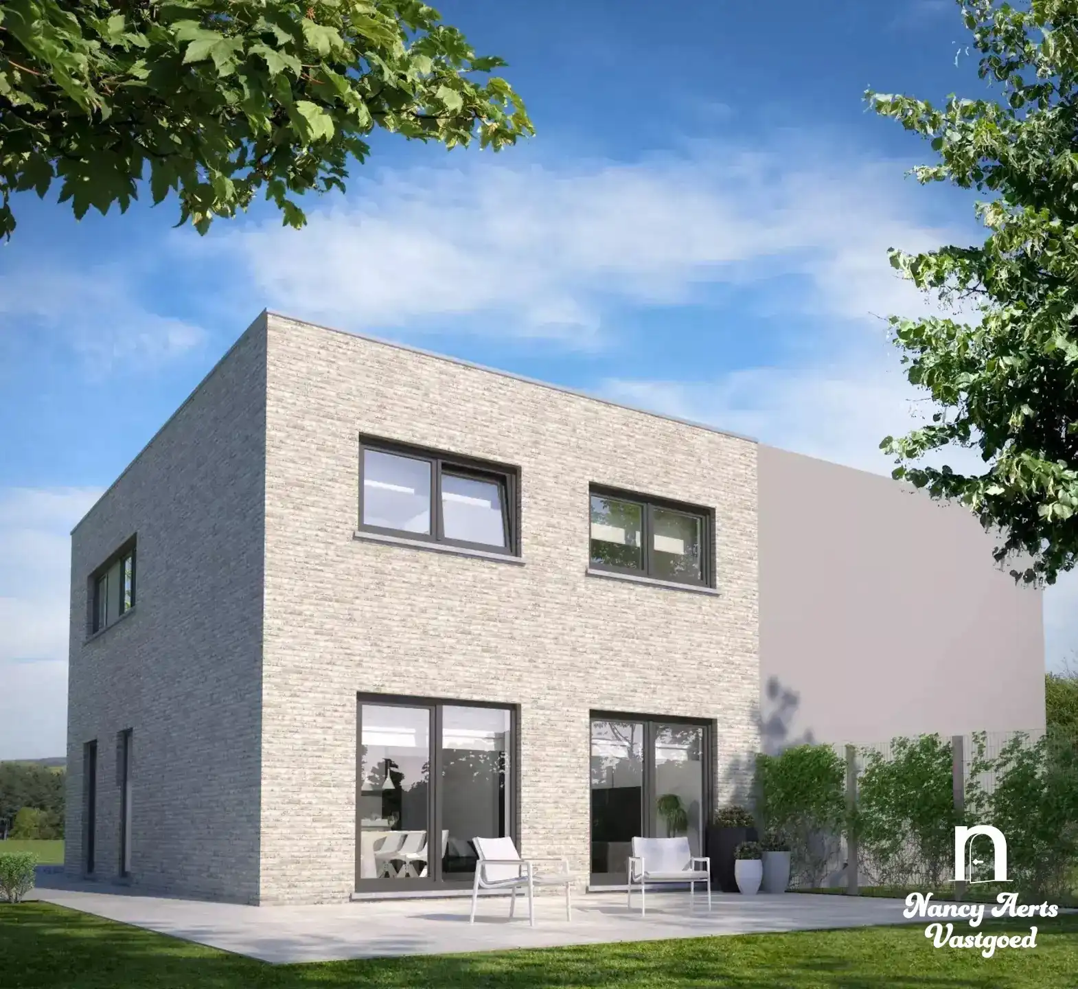 Bouwgrond voor halfopen bebouwing in rustige verkaveling foto 2