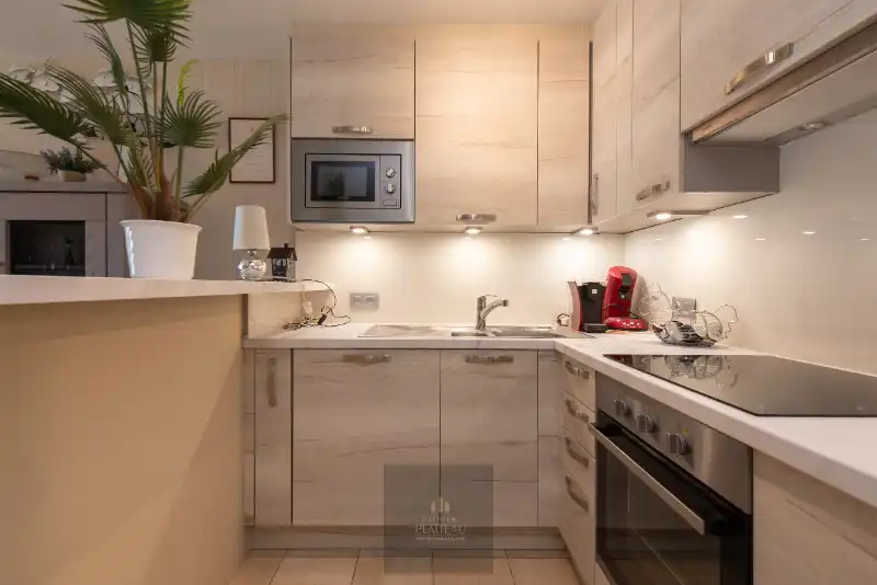 Ruim doorloop-appartement met 2 slaapkamers in de vernieuwde residentie Scorpio op de zeedijk te Nieuwpoort-Bad. foto 17