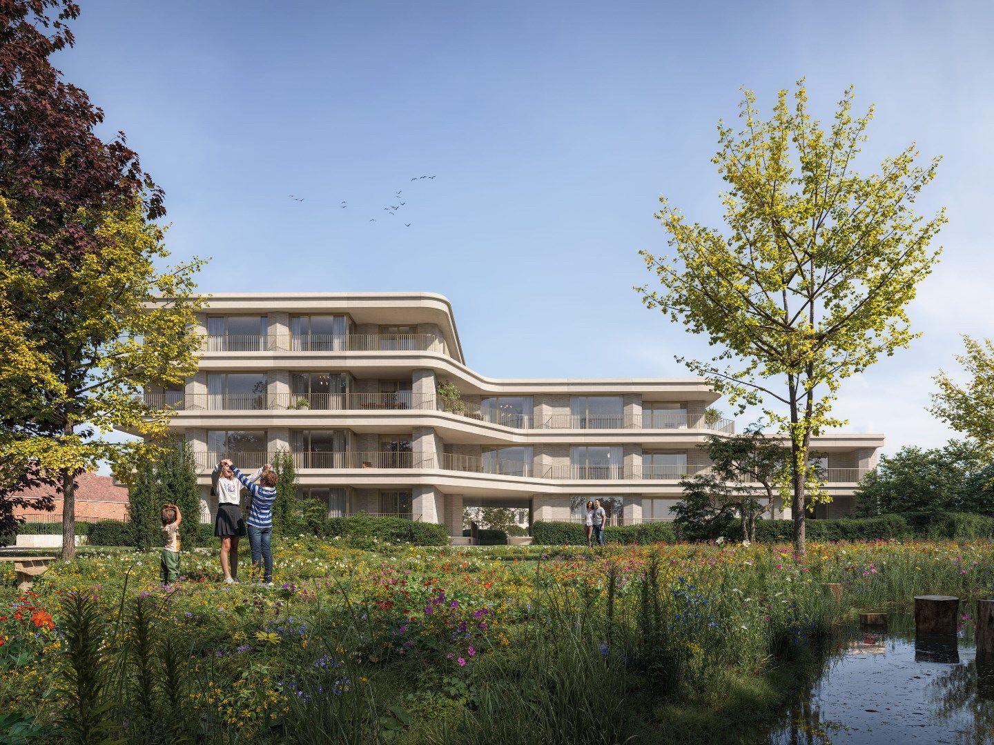 Ruim gelijkvloers appartement van 120 m² groot foto 2