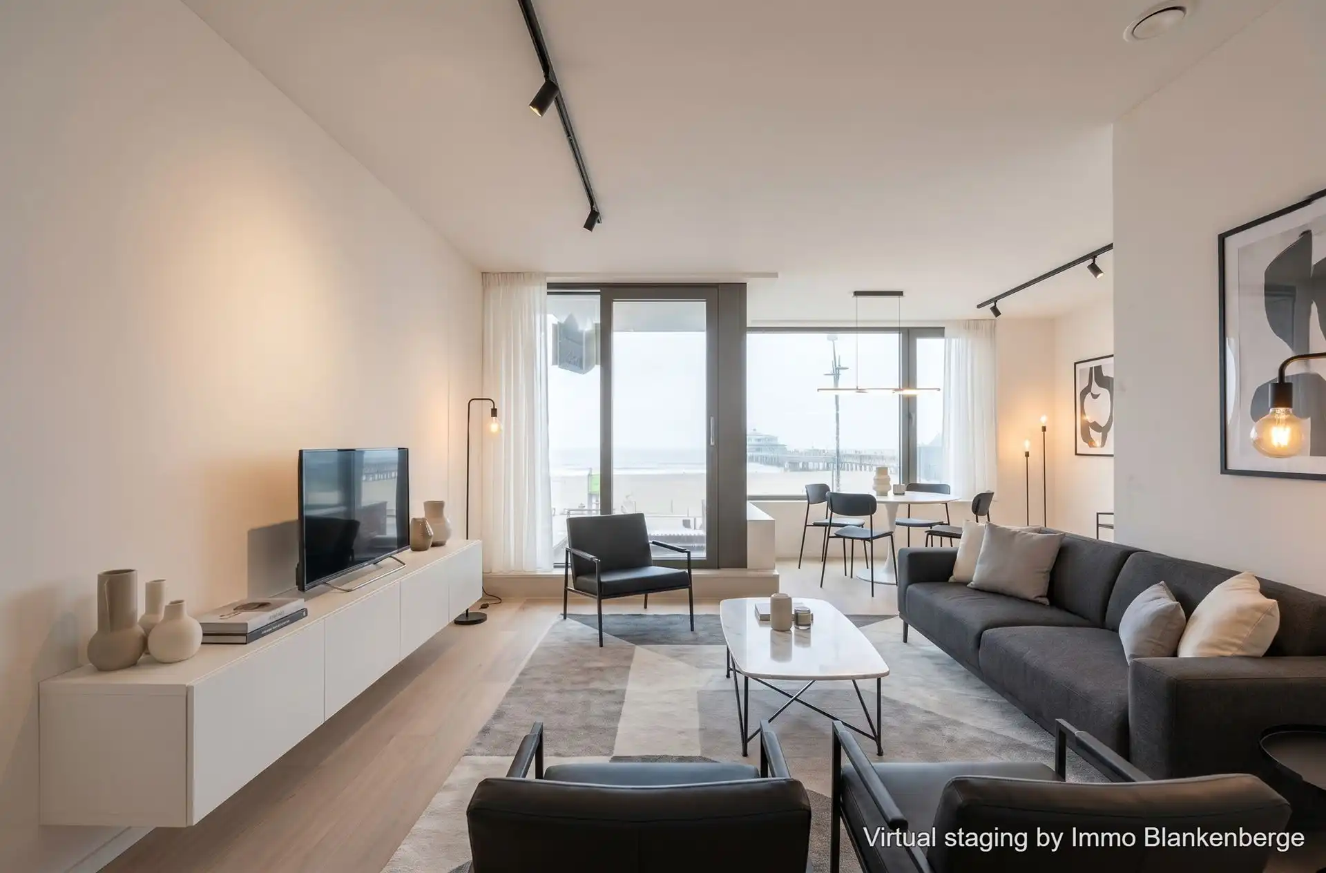Uniek 2 slaapkamerappartement in Residentie Pier foto 2