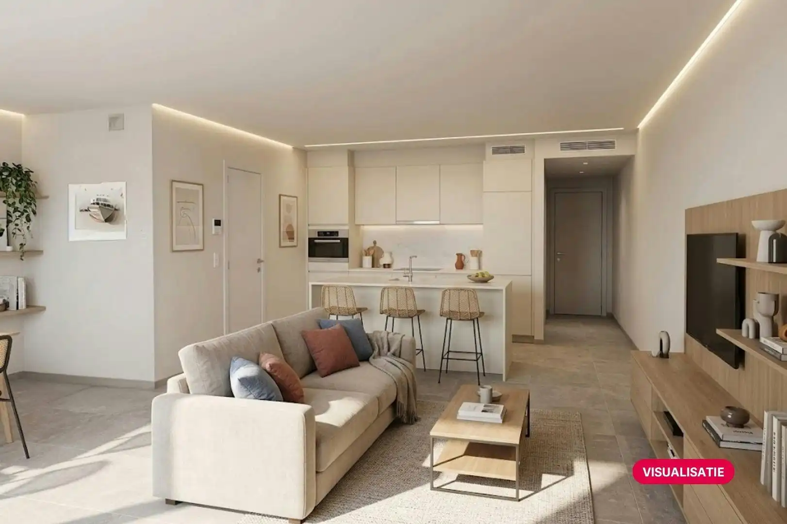 Nieuwbouw gelijkvloers appartement te Blankenberge foto 3