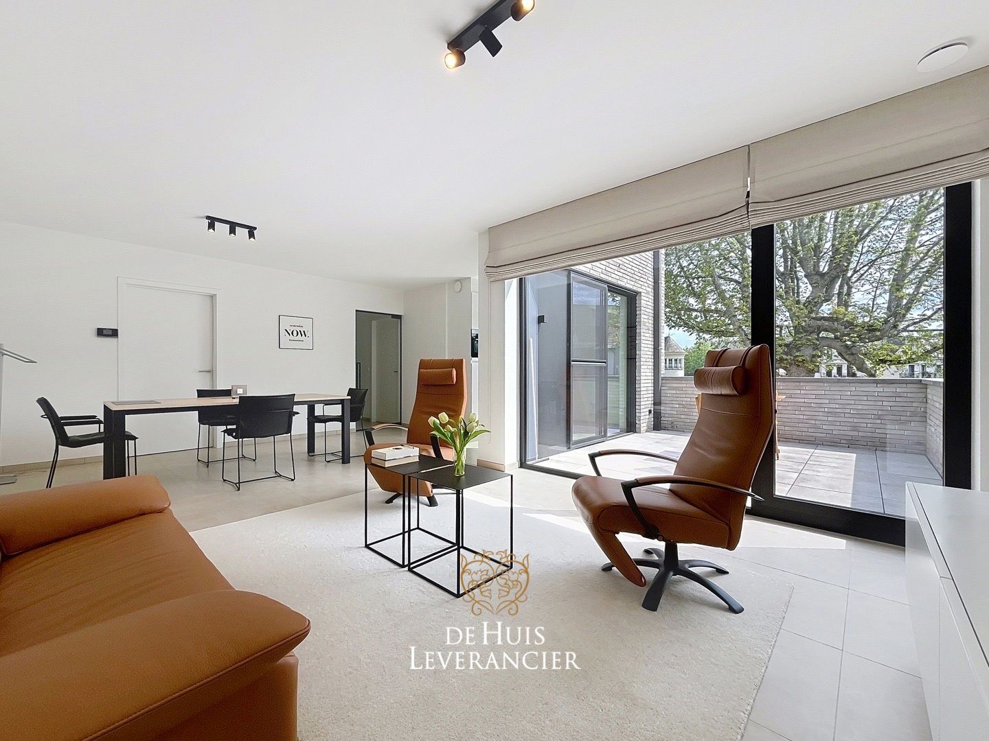 Discrete luxe & tijdloze elegantie : subliem nieuwbouwappartement met terras en gemeenschappelijk tuin te koop in Boechout foto 6