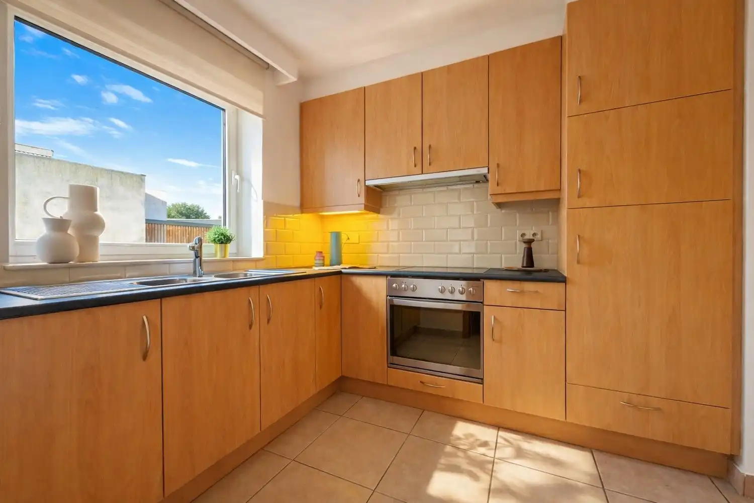 Instapklaar en energiezuinig éénslaapkamer appartement in het centrum van Eke foto 7