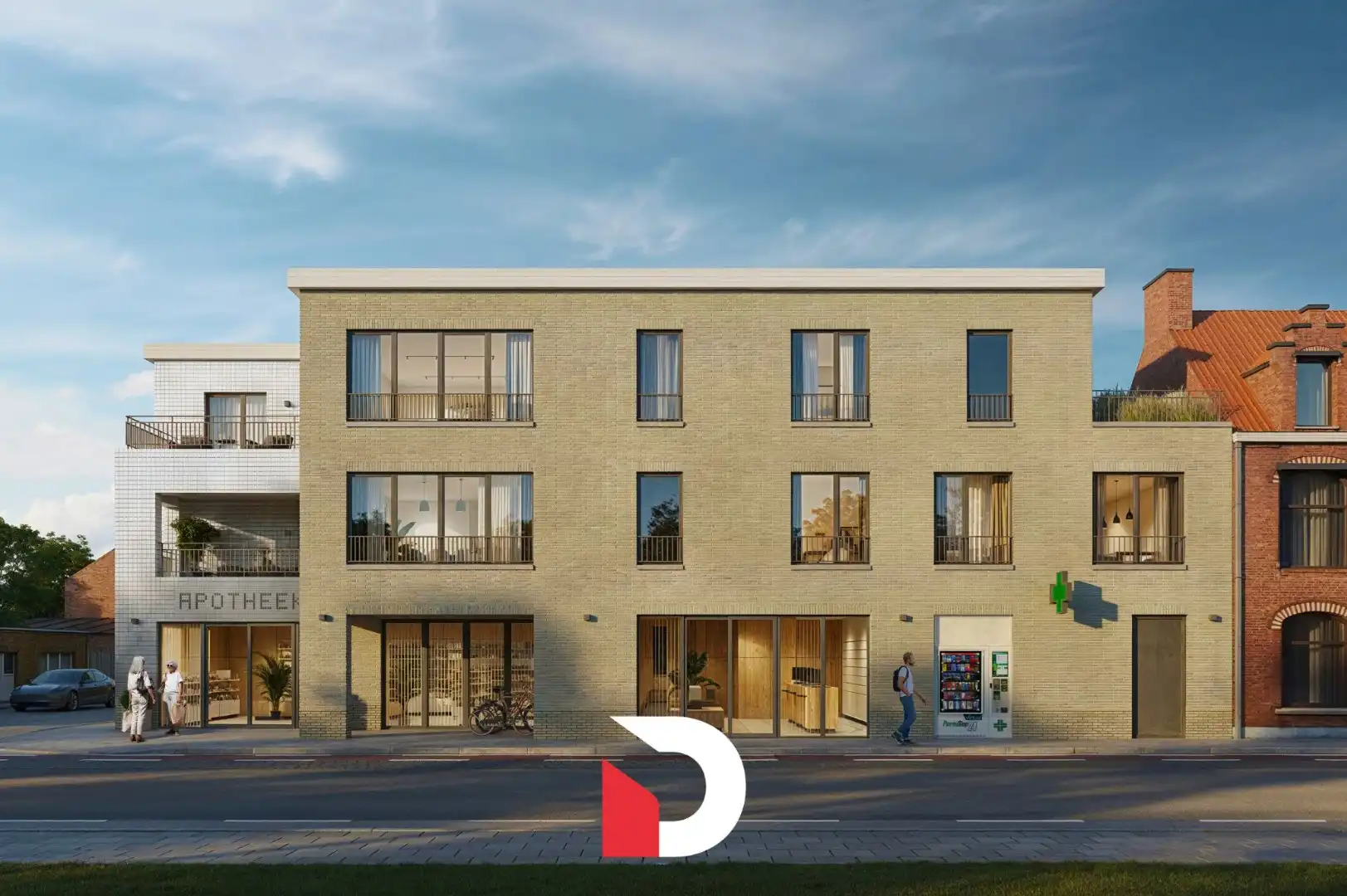 Modern nieuwbouwappartement met drie slaapkameres in het groene Assebroek, op fietsafstand van het centrum van Brugge foto 3