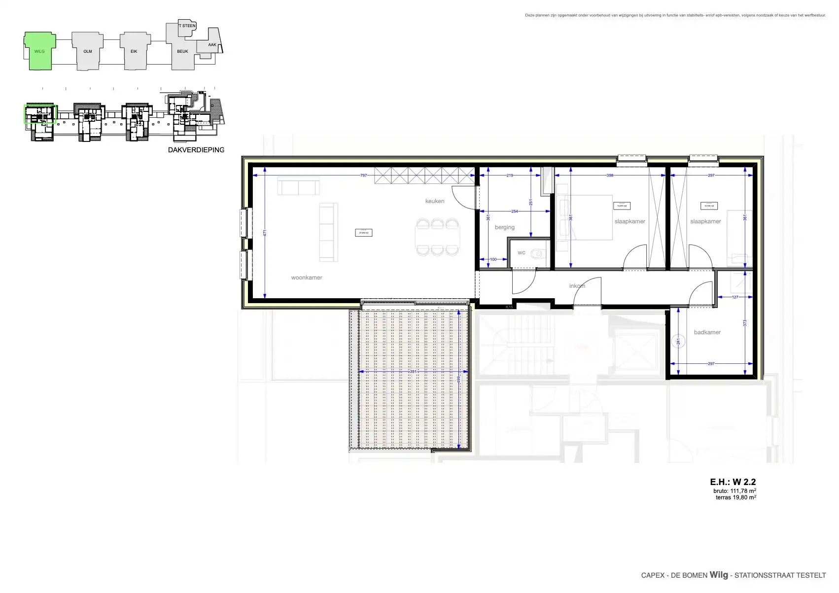 Penthouse 2 slpk met prachtig terras foto 3