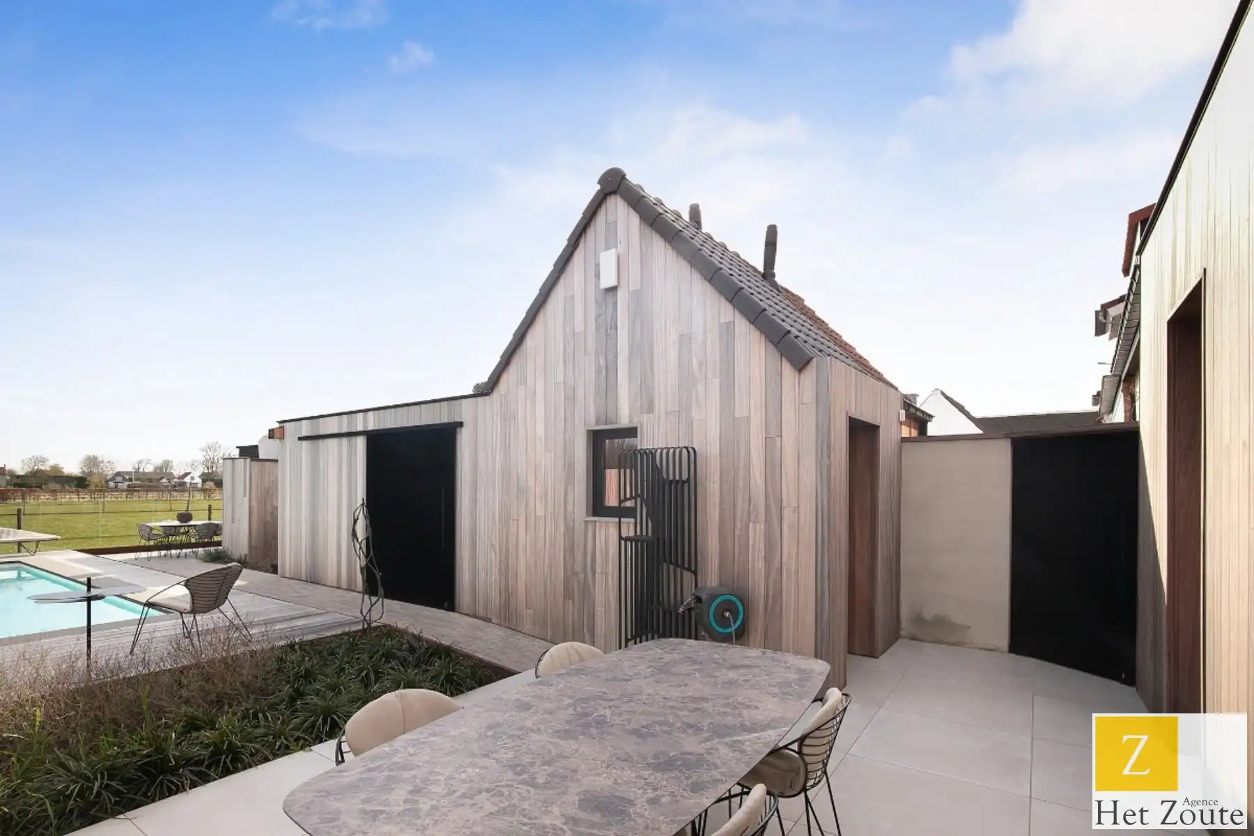 Uitzonderlijke woning met zwembad en open zicht te Cadzand foto 2