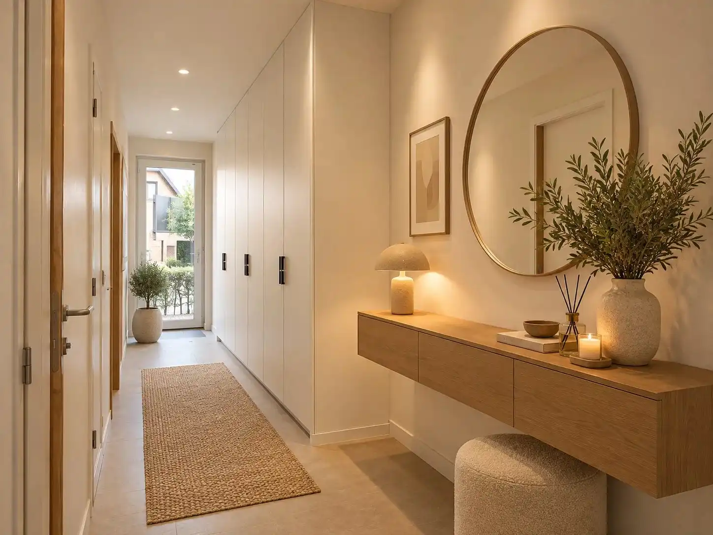 Luxueus en modern afgewerkt gelijkvloers appartement met tuin en 1 slaapkamer. foto 15