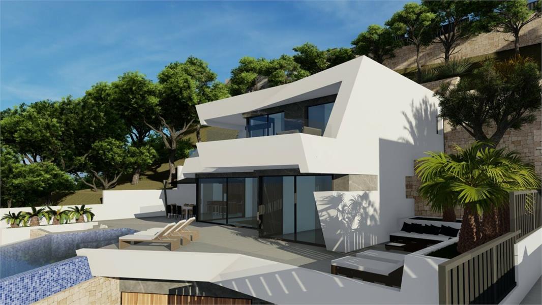 NIEUWBOUW LUXE VILLA MET SPECTACULAIR UITZICHT IN CALPE foto 7