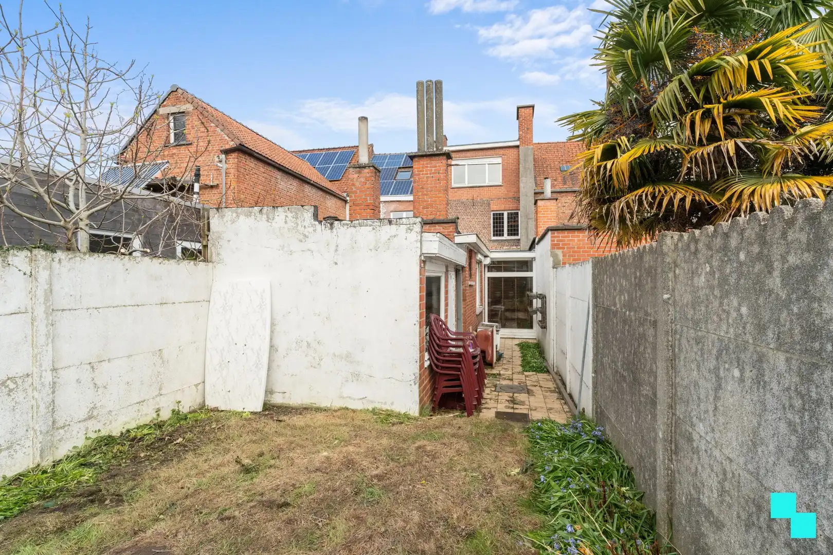 Woning met diepe zuidgerichte tuin (+ optionele garagebox) - centrum Roeselare foto 21