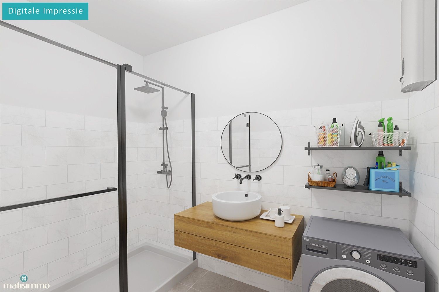 VOORTREFFELIJK GELEGEN APPARTEMENT MET GARAGEBOX EN 2 SLAAPKAMERS IN HARTJE GENK foto 15