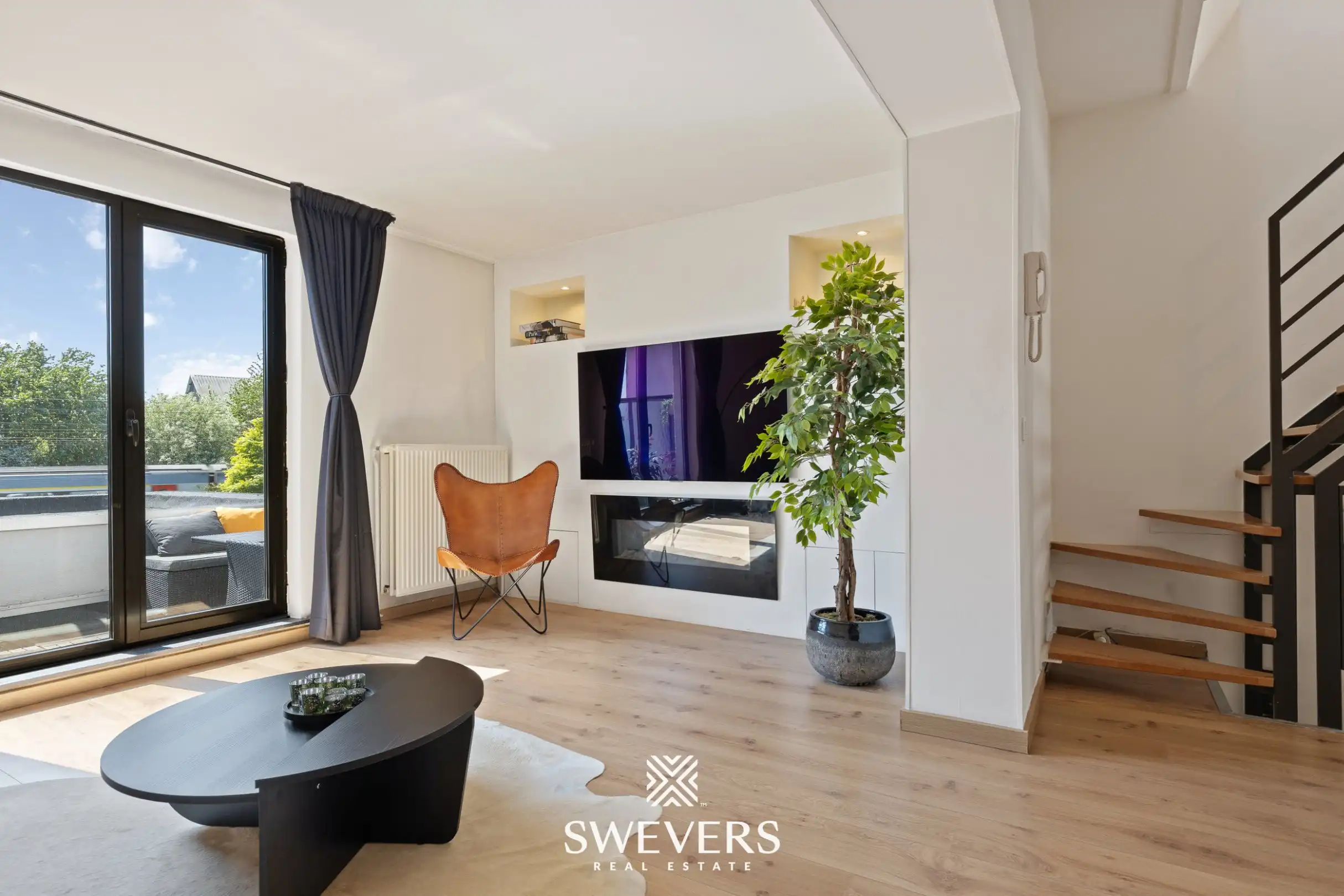 Instapklaar duplex appartement met 2 ruime slaapkamers en zonnig zuidgericht terras in Kermt foto 6