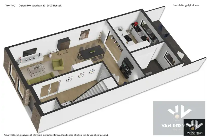 DEGELIJKE GEZINSWONING  MET GARAGE  IN DE SINT-CATHARINAWIJK foto 19