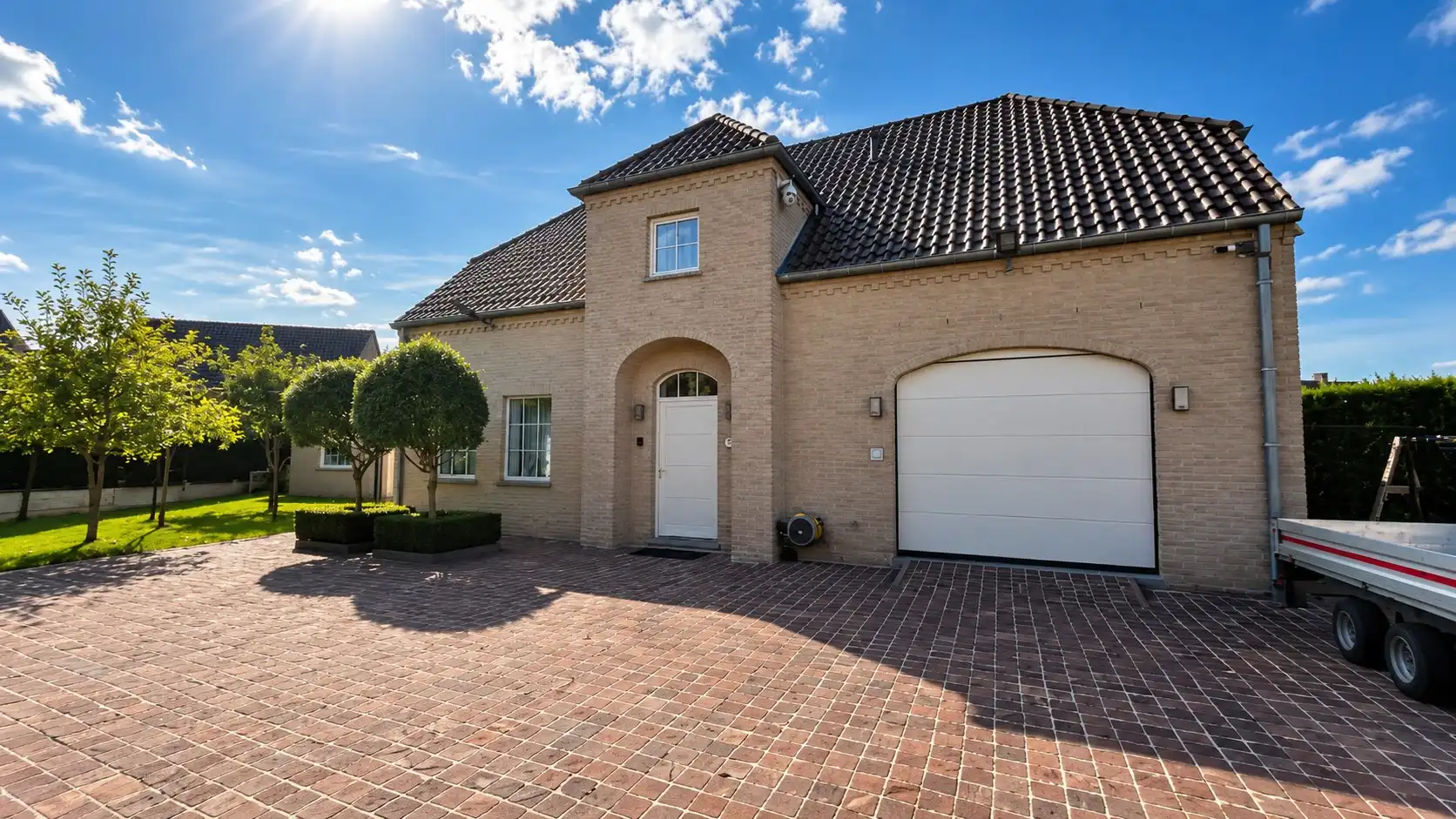 Grote woning met mogelijks 6 kamers, garage,... foto {{pictureIndex}}