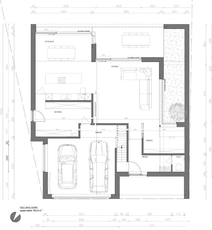 Nieuw te bouwen alleenstaande woning met vrije keuze van architectuur te Oostrozebeke. foto 5