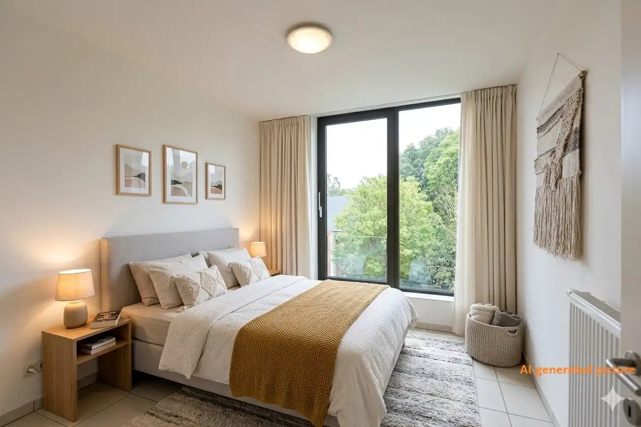 Lichtrijk ruim 2-slpk appartement in Rumbeke foto 16