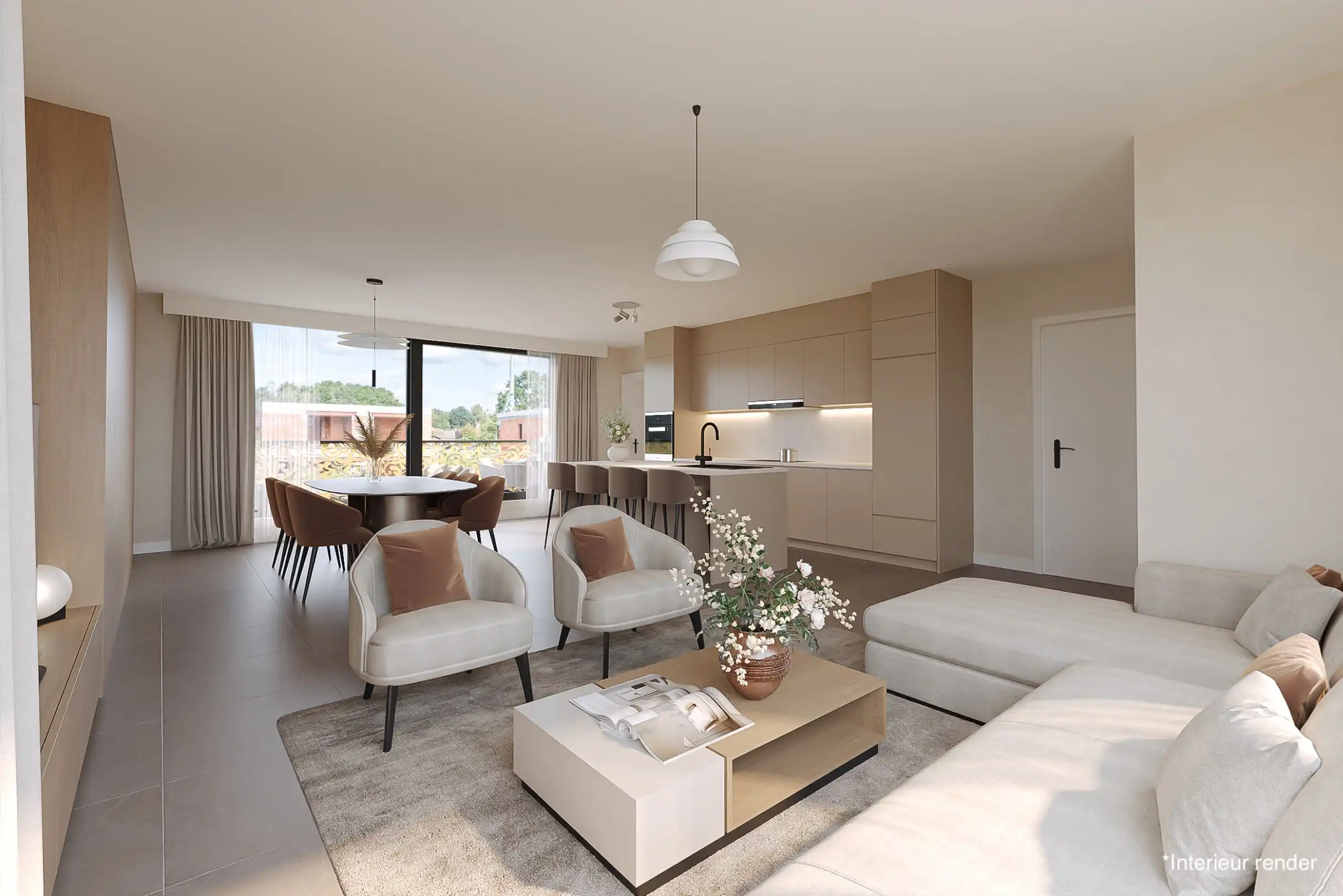 Knap 2-slaapkamer appartement met maar liefst 2 terrassen in Houthalen foto 4