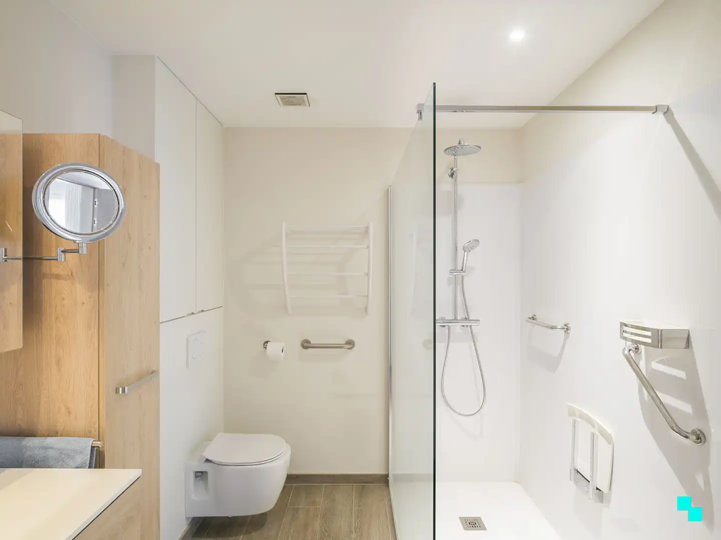 Gelijkvloers twee slaapkamerappartement nabij het centrum van Merelbeke foto 14