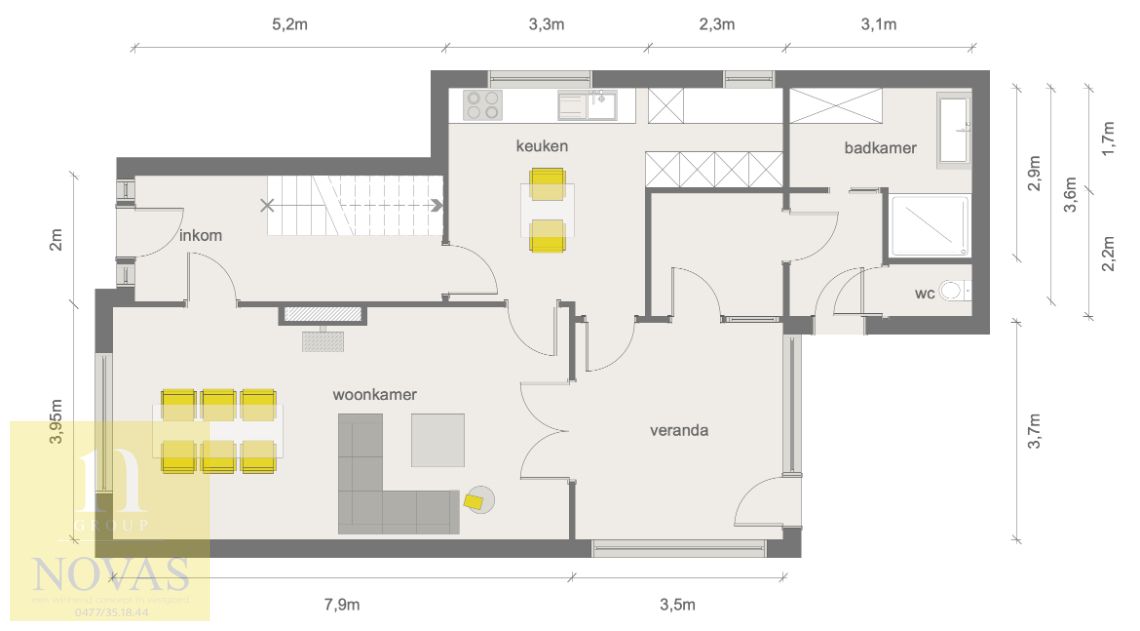 Gezellige woning met 3 slaapkamers, fijne woonkamer en diepe tuin foto 7