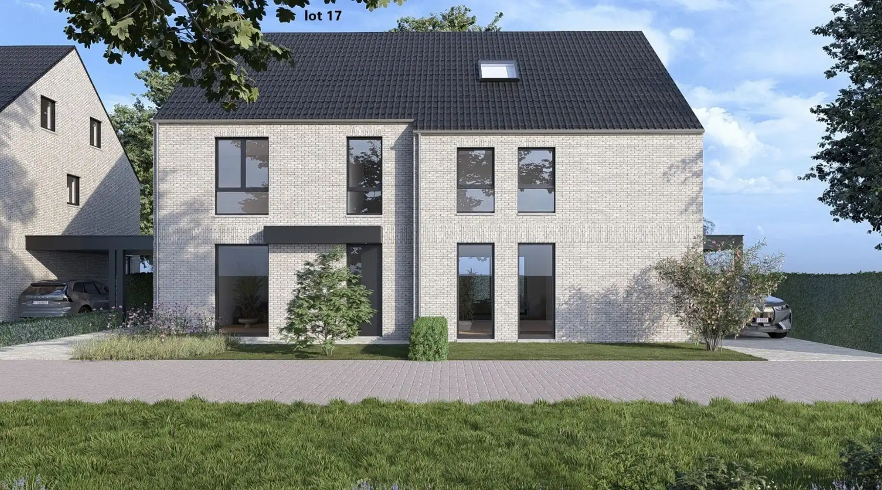 Halfvrijstaande nieuwbouwwoning gelegen op een perceel van 2a69ca op een gunstige locatie nabij de Nederlandse grens!  foto {{pictureIndex}}