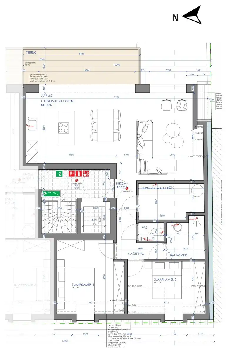 Nieuwbouw 2 slaapkamers en terras - centrum van Nieuwpoort foto 2