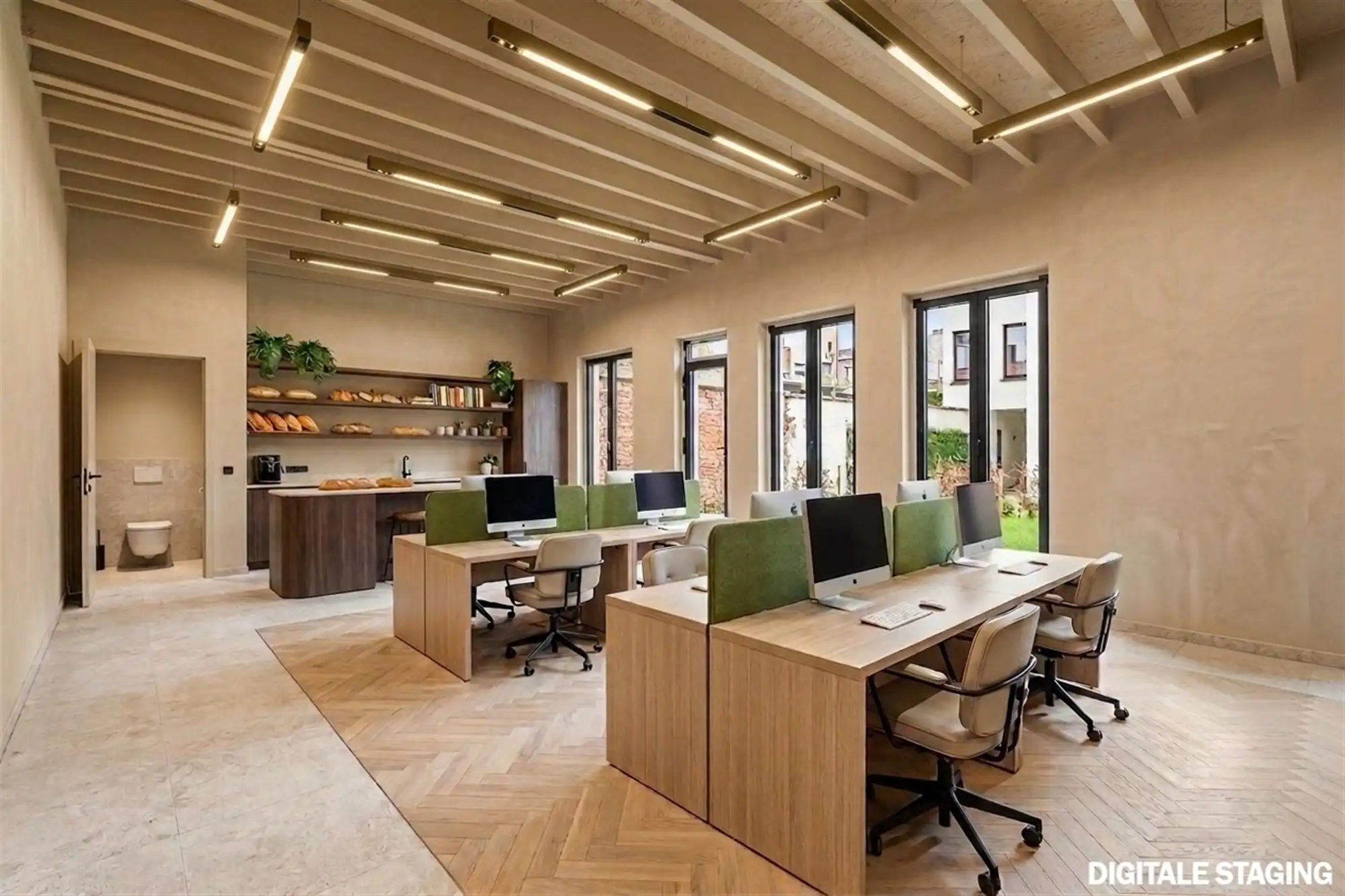 Centraal gelegen casco ruimte met privatieve tuin.  foto 7