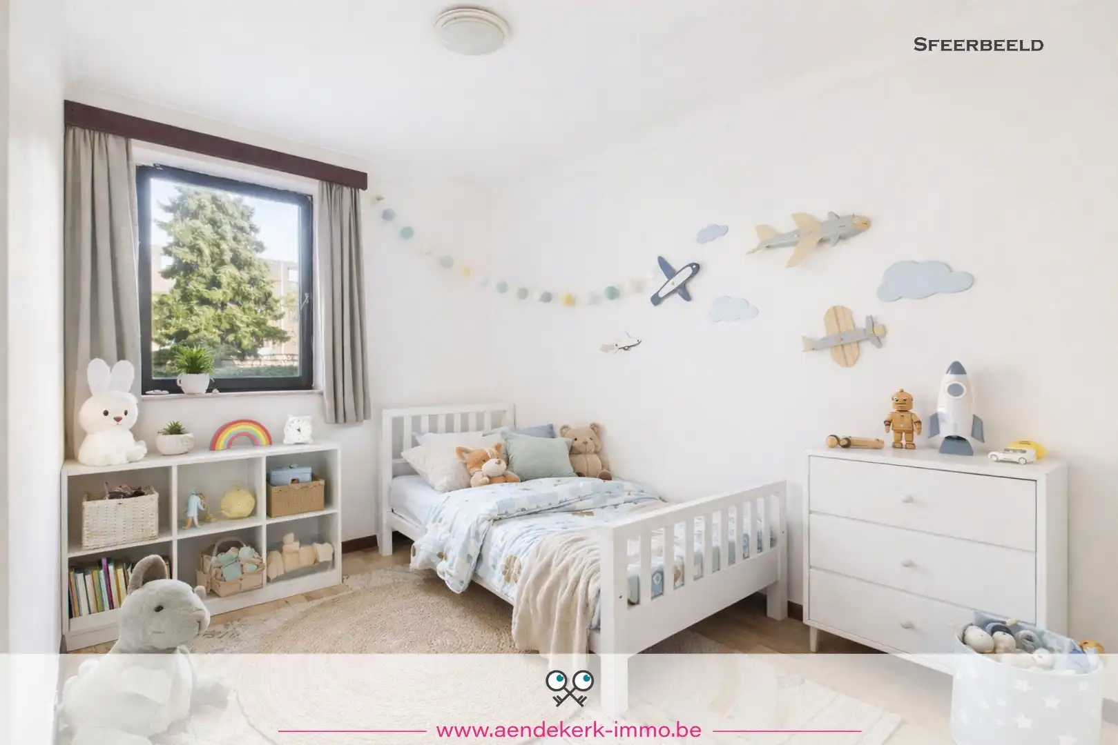 Ruim gelijkvloers appartement met 3 slaapkamers, garage en kelderberging foto 11